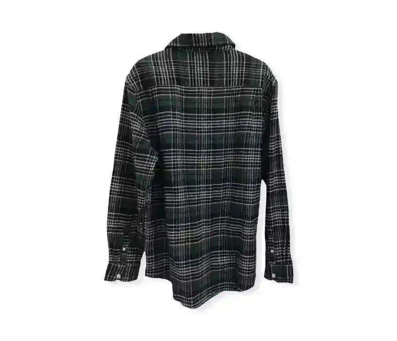 Vintage Virgin Voyage Plaid Tartan Flannel Shirt Size US L / EU 52-54 / 3 - 5 Thumbnail