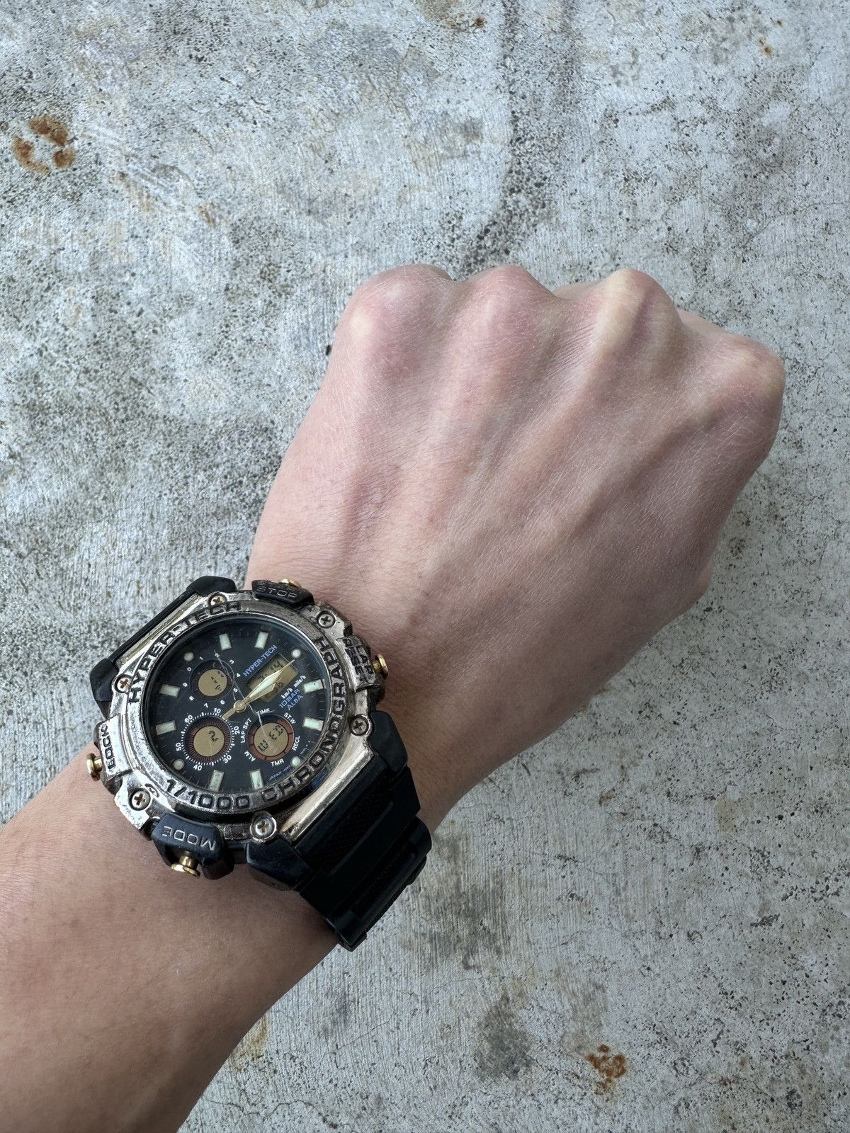 Seiko Seiko Alba Hyper-Tech V083-7010 CHRONOGRAPH Ana Digi Watch Size ONE SIZE - 9 Thumbnail