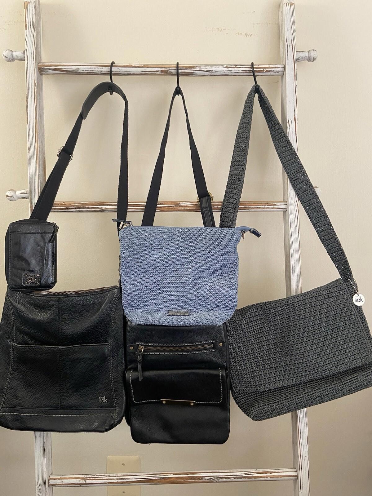 The Sak 5piece The Sak + Frankie Johnnie leather + crochet bag set Size ONE SIZE - 1 Thumbnail