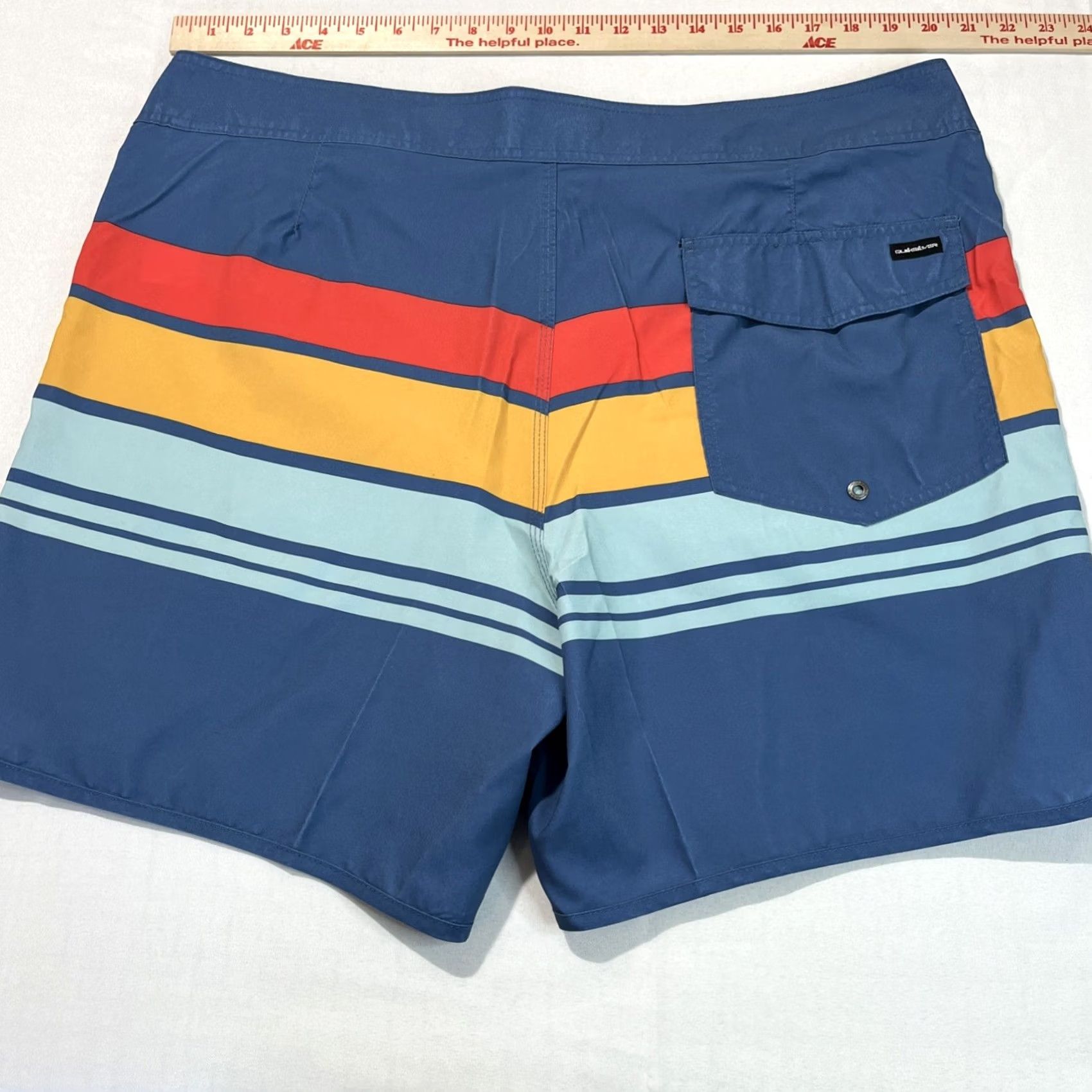 Quiksilver Quiksilver Board Shorts 19" Everyday Stripe Star Sapphire Men 40 Blue Regular Size US 40 / EU 56 - 7 Thumbnail