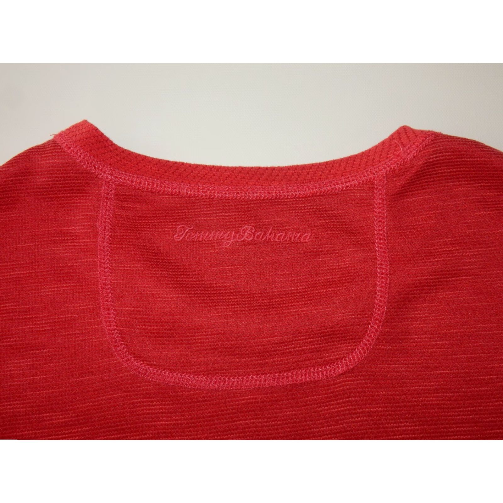 Tommy Bahama Tommy Bahama T-Shirt Mens Reversible Short Sleeve Size L Pink Solid 31 1/2" Length Regular Size US L / EU 52-54 / 3 - 4 Thumbnail