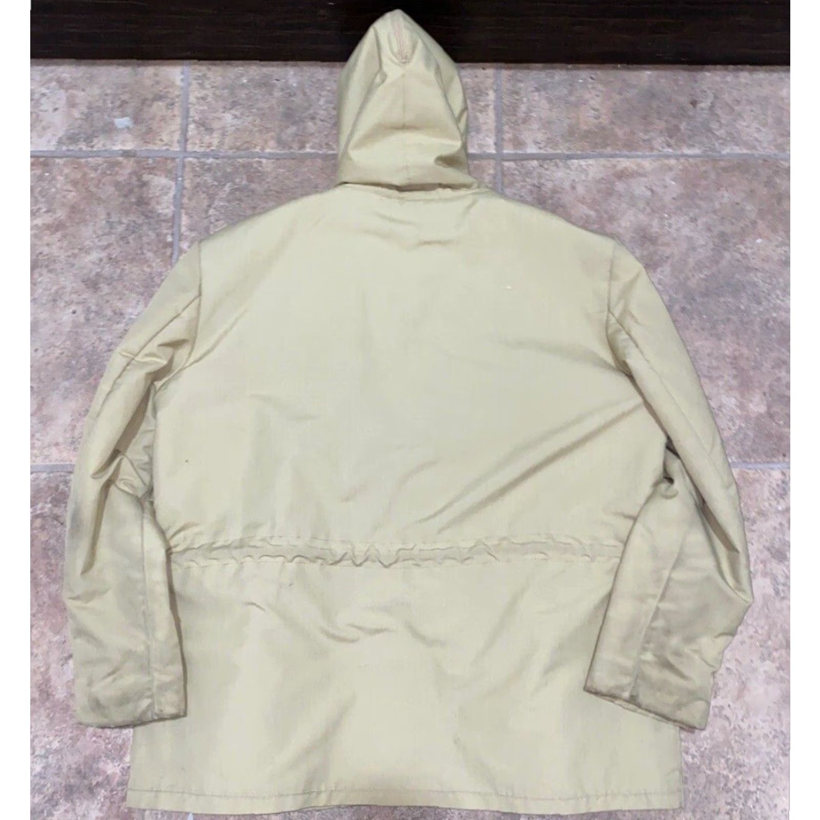 Vintage VINTAGE Nortex Full Zip Hooded Fleece Lined Jacket Mens Beige XL Size US XL / EU 56 / 4 - 5 Thumbnail