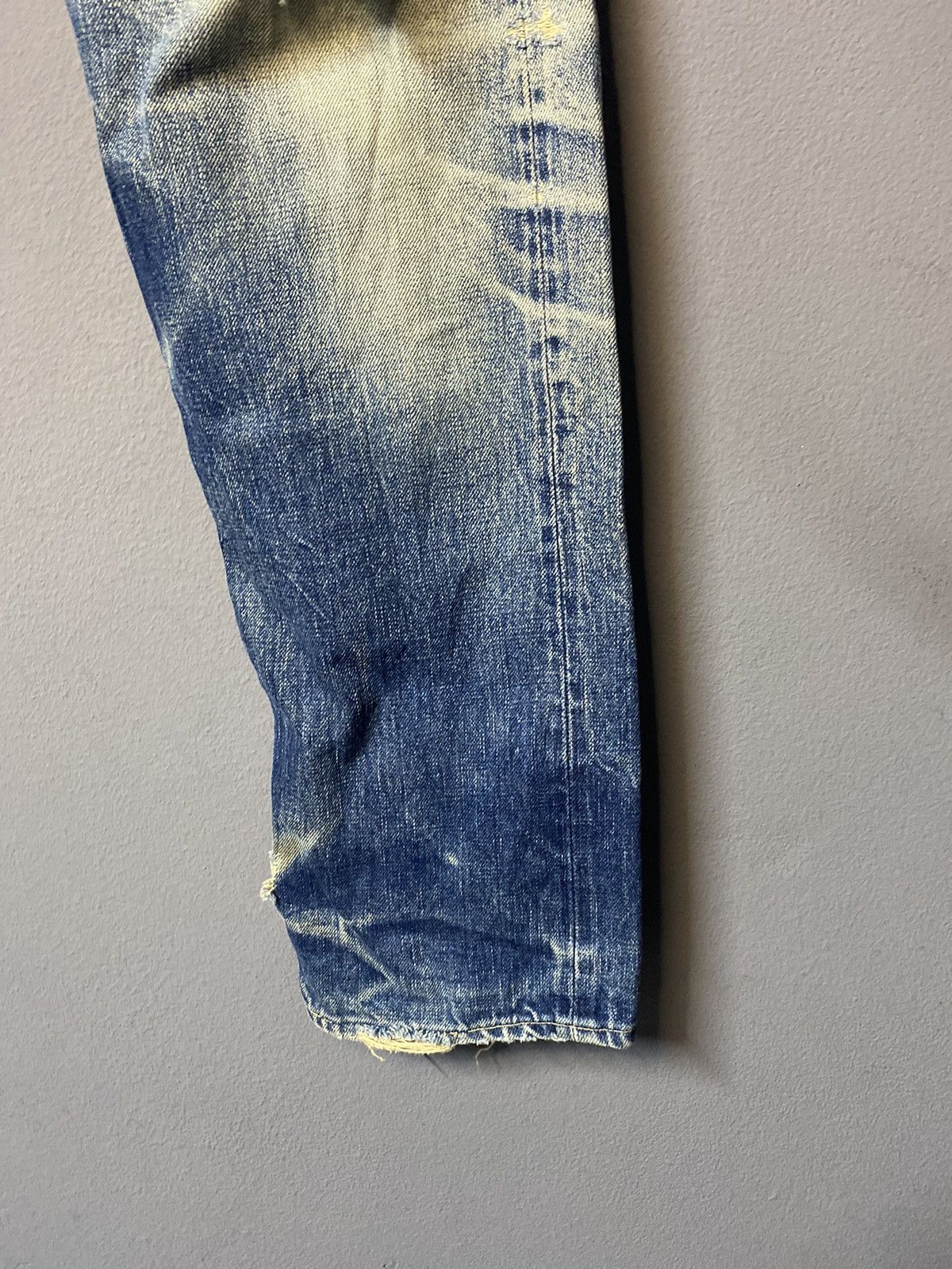 Blue Blue Japan Blue blue japan distressed selvedge denim Size US 28 / EU 44 - 8 Thumbnail