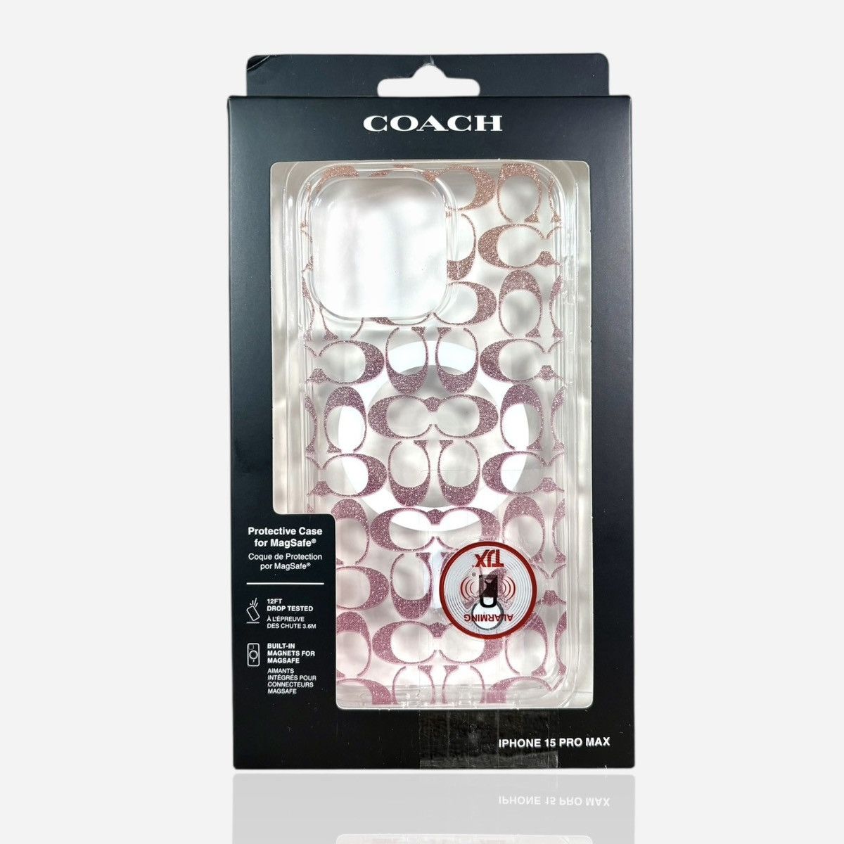 Coach Coach Protective Clear Case for MagSafe IPhone 15 Pro Max Size ONE SIZE - 1 Thumbnail