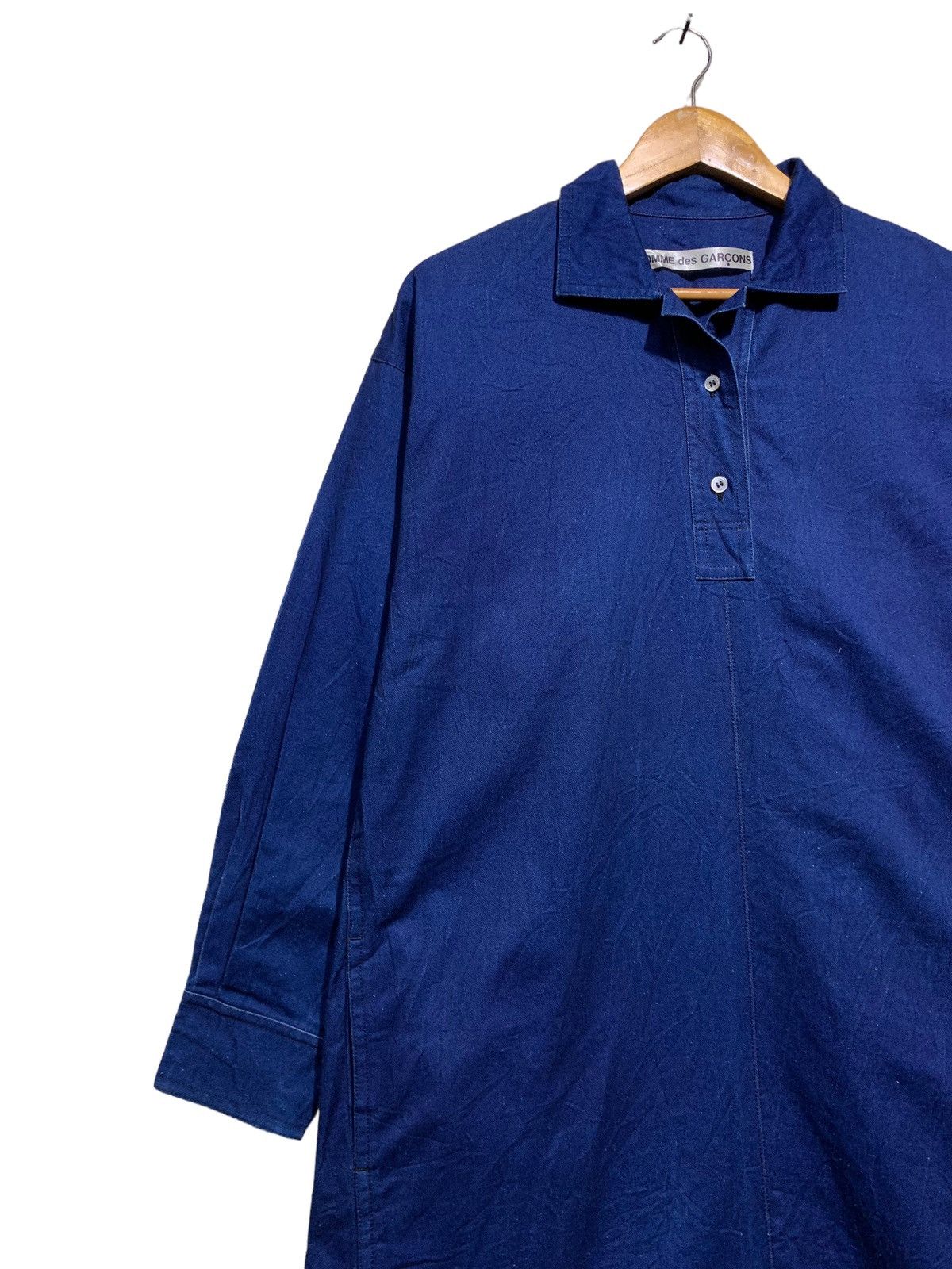Comme des Garcons 🔥ARCHIVES VTG CDG 80S GOWNS INDIGO BLUE Size S / US 4 / IT 40 - 2 Thumbnail