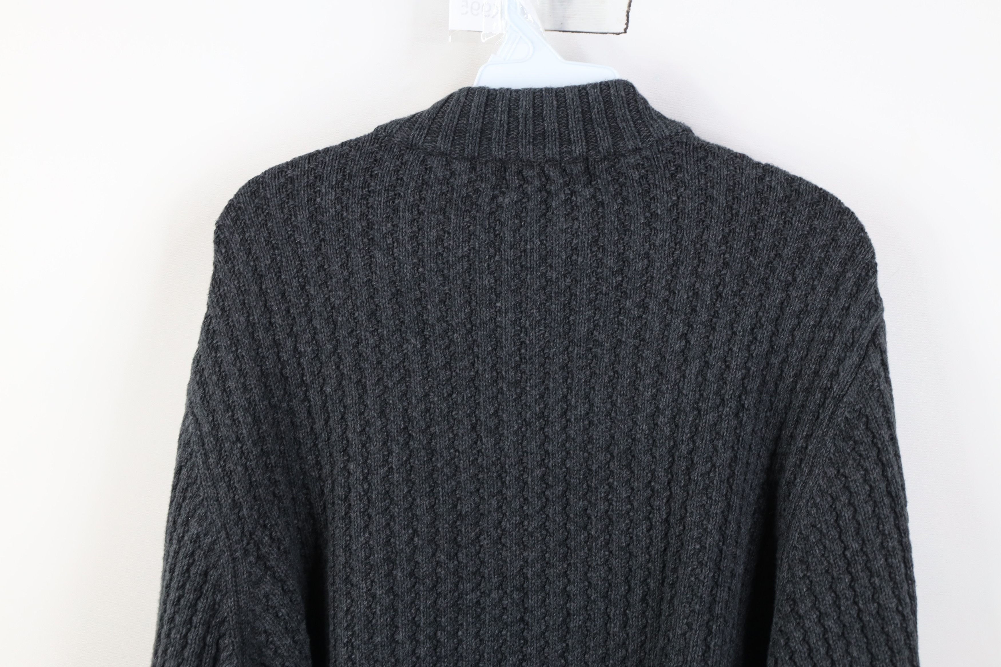 Eddie Bauer Vintage Eddie Bauer Heavy Cotton Ribbed Knit Henley Sweater Size US L / EU 52-54 / 3 - 10 Thumbnail