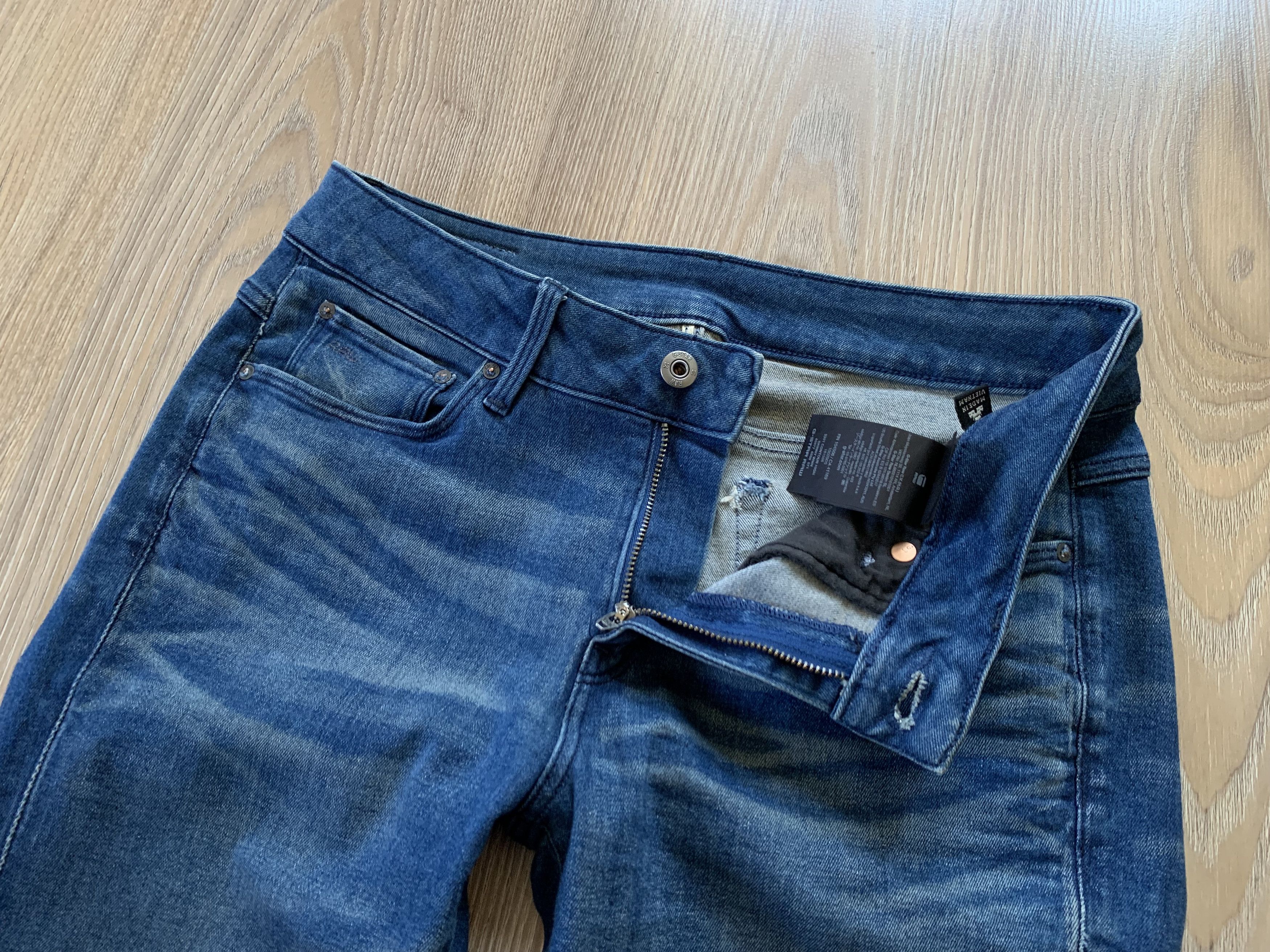 Denime × G-Star G-Star Raw 3301 Contour High Skinny Jeans Size 30" / US 8 / IT 44 - 4 Thumbnail