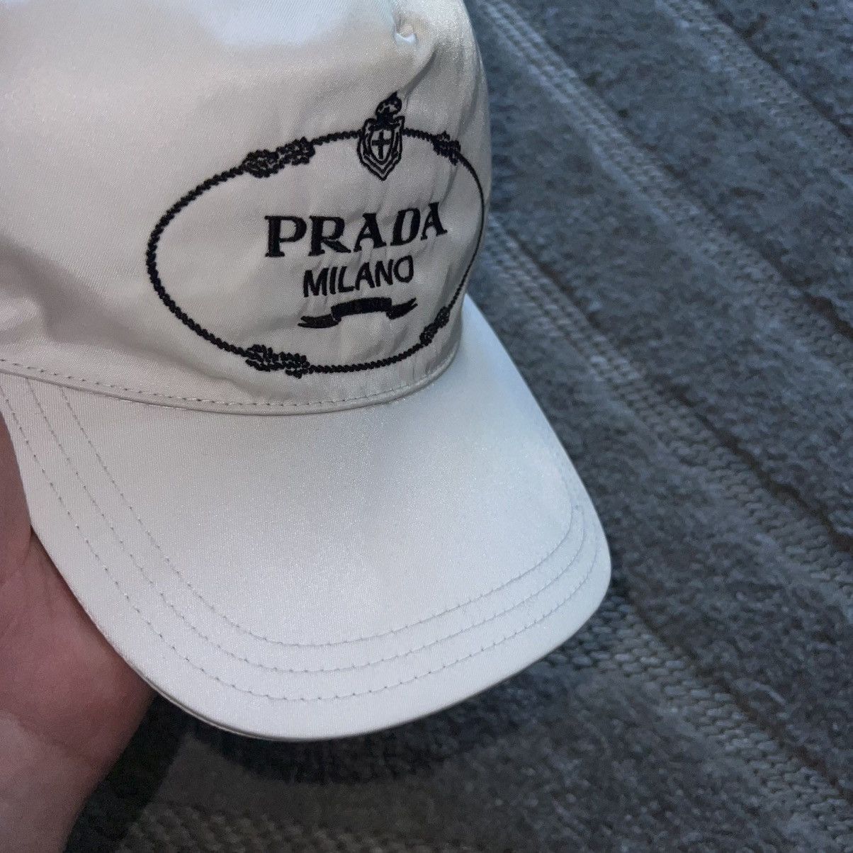 Prada Prada Milano Big Logo Cap Luxury Nylon Metal Size ONE SIZE - 6 Thumbnail