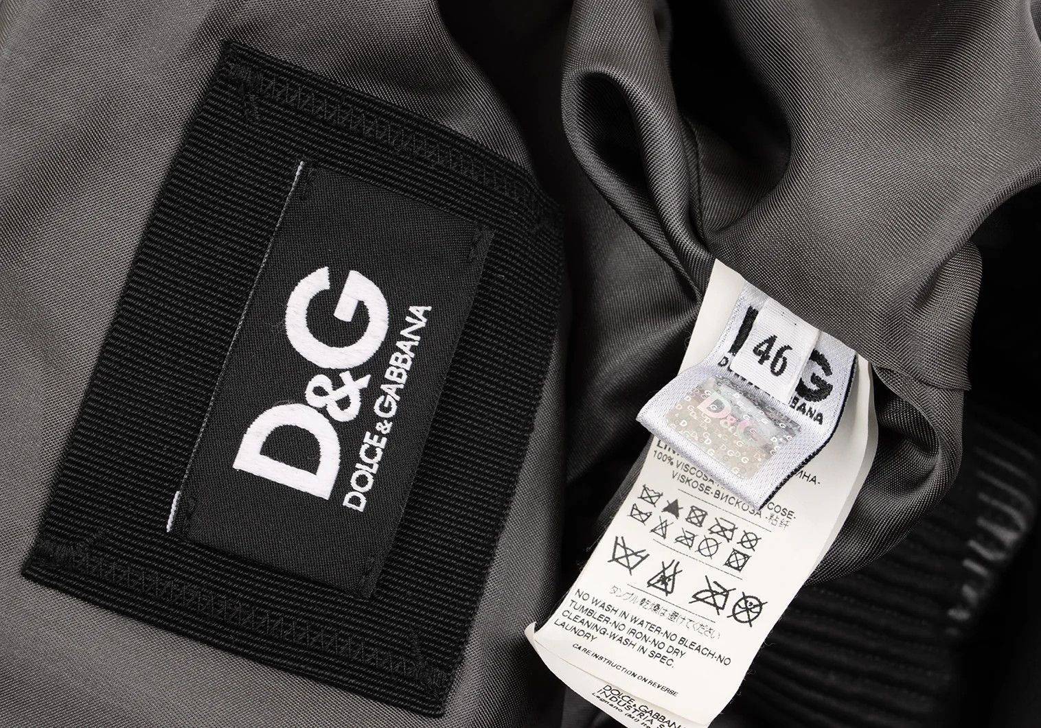 Dolce & Gabbana Hooded Zip Blouson in Charcoal, Size 46 Size US S / EU 44-46 / 1 - 18 Thumbnail