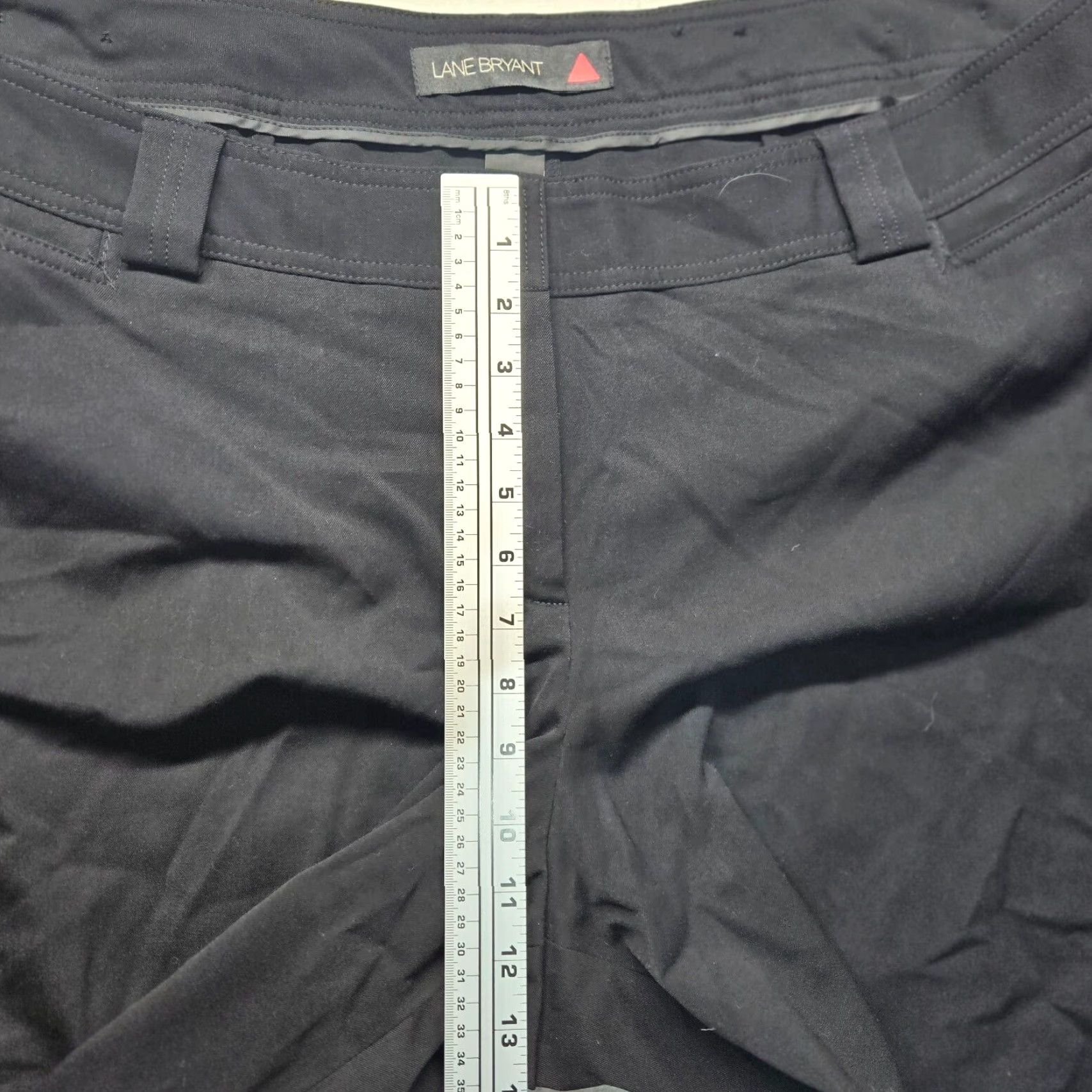 Vintage Lane Bryant Pants Women Plus 6 Black Formal Career Wide-Leg Adjustable Waist Boho 90s (if applicable) Mens Womens Size 28" / US 6 / IT 42 - 5 Thumbnail