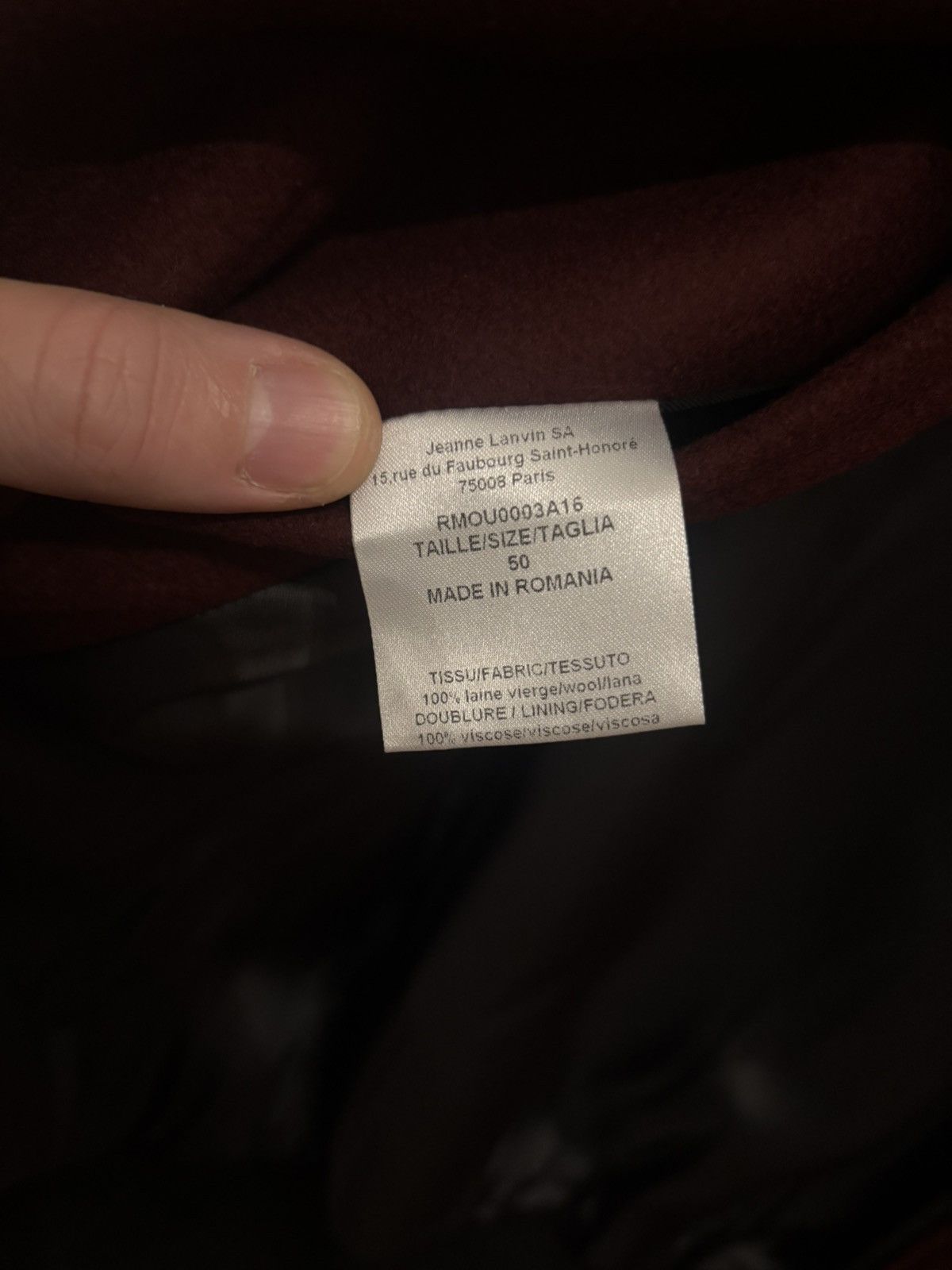 Lanvin Used once Lanvin varsity bomber jacket Size US M / EU 48-50 / 2 - 4 Thumbnail