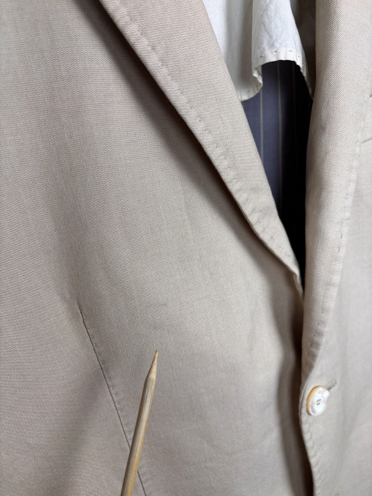 Paoloni Paoloni Cotton Wool Two Button Sport Coat Blazer Size 54 Size US L / EU 52-54 / 3 - 9 Thumbnail