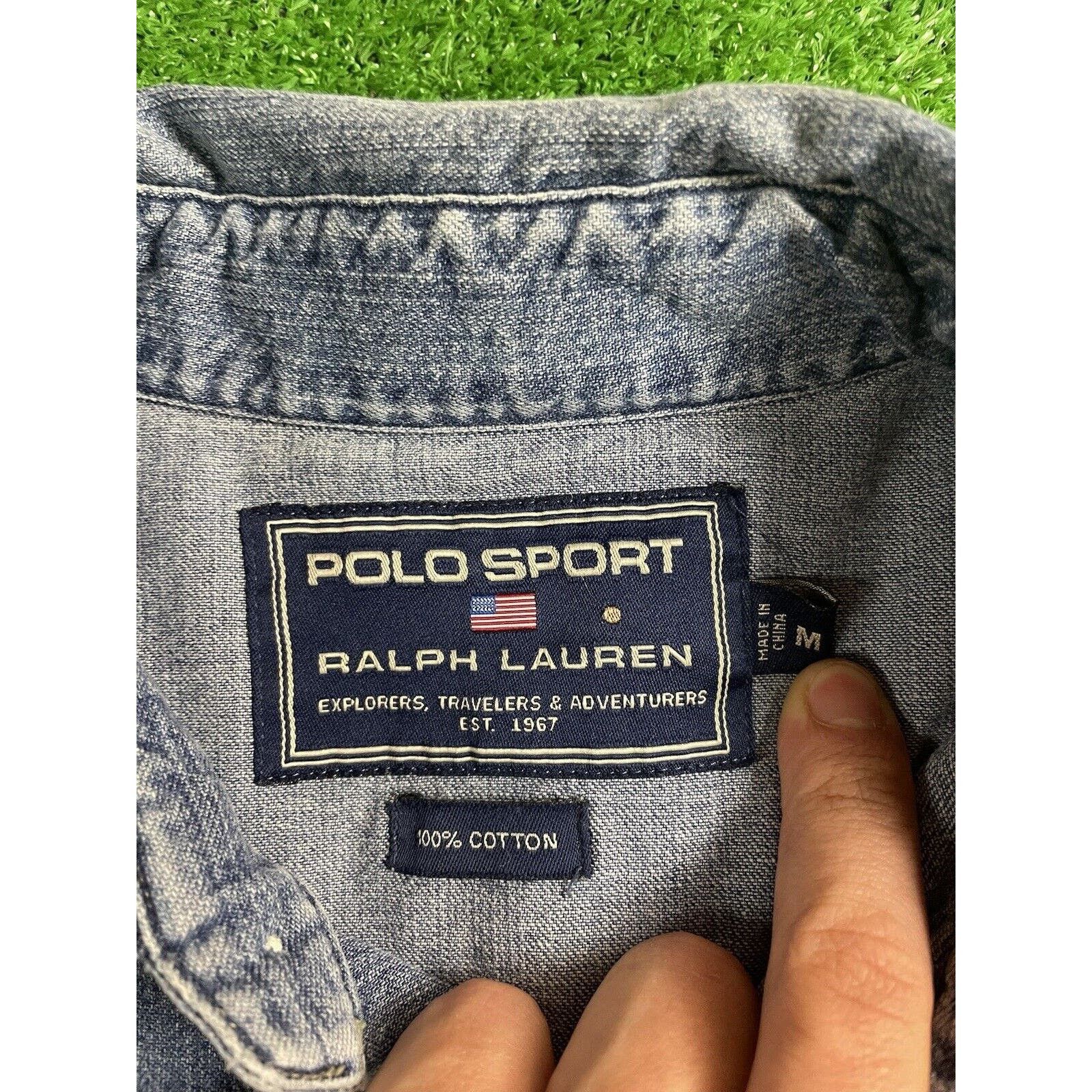 Ralph Lauren Sport Vintage Polo Sport Ralph Lauren Medium Western Flannel Shirt Size US M / EU 48-50 / 2 - 2 Thumbnail