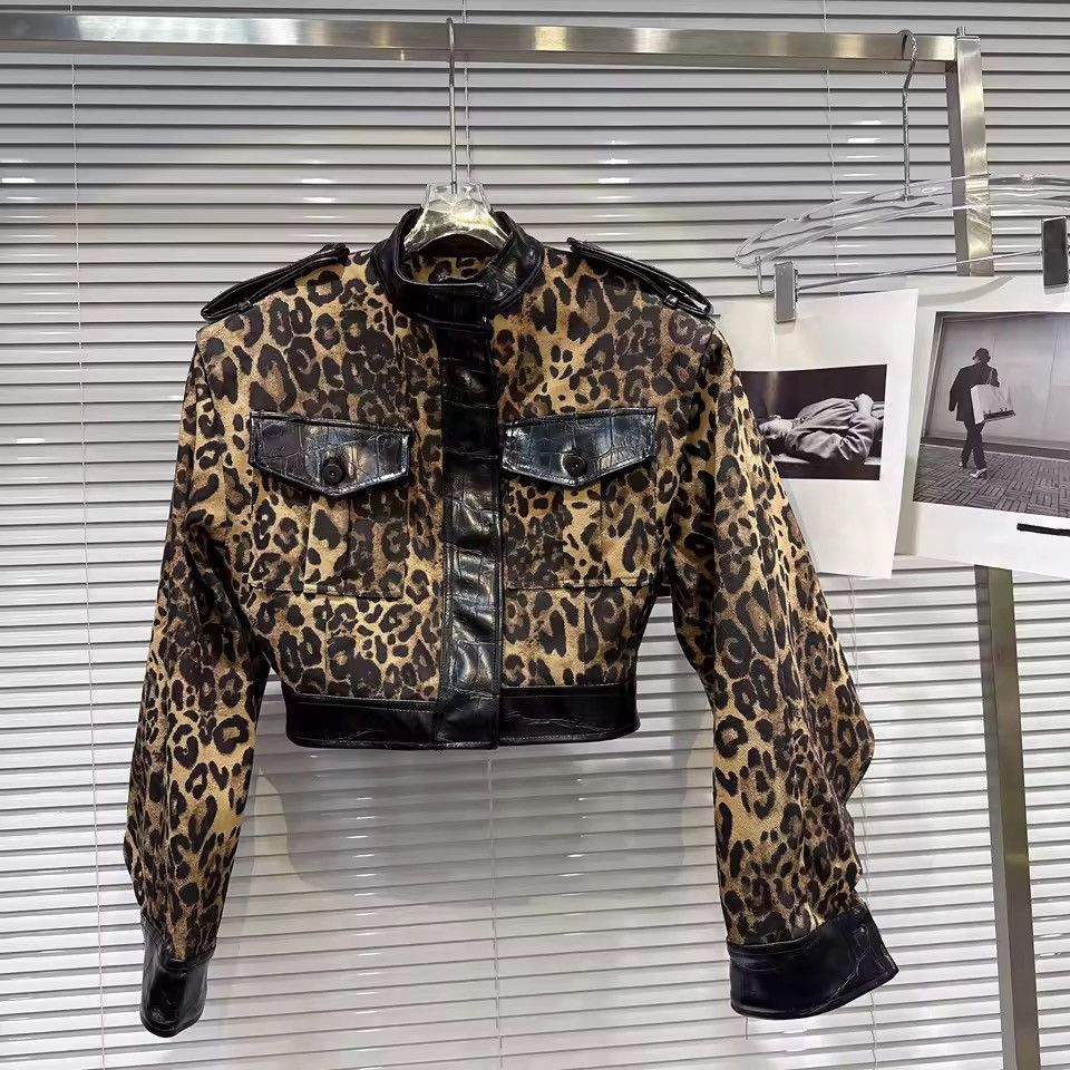 Other Leopard Streetwear Punk Design Spice Girl Printed Jacket Size S / US 4 / IT 40 - 1 Thumbnail