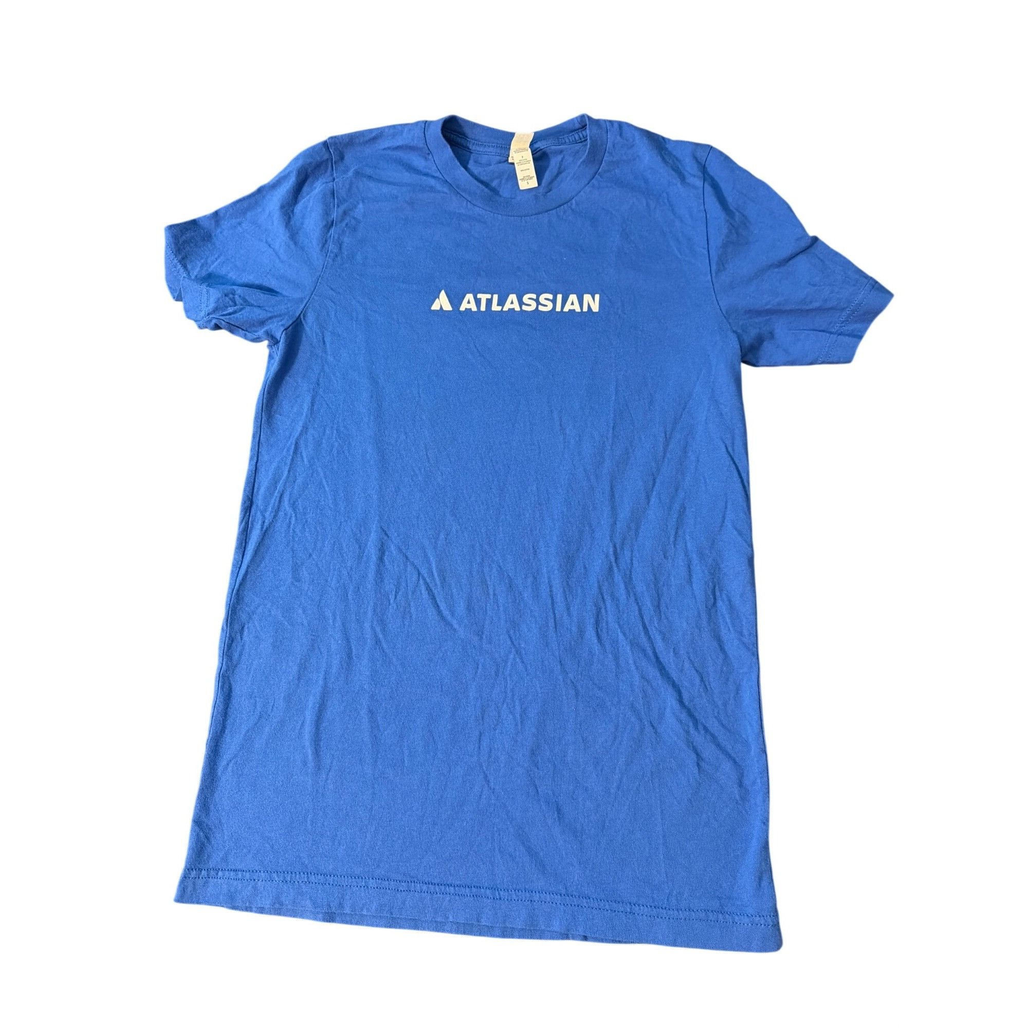 Other Atlassian Logo Blue Bella Canvas T Shirt Front Spellout Shor Size US S / EU 44-46 / 1 - 1 Thumbnail