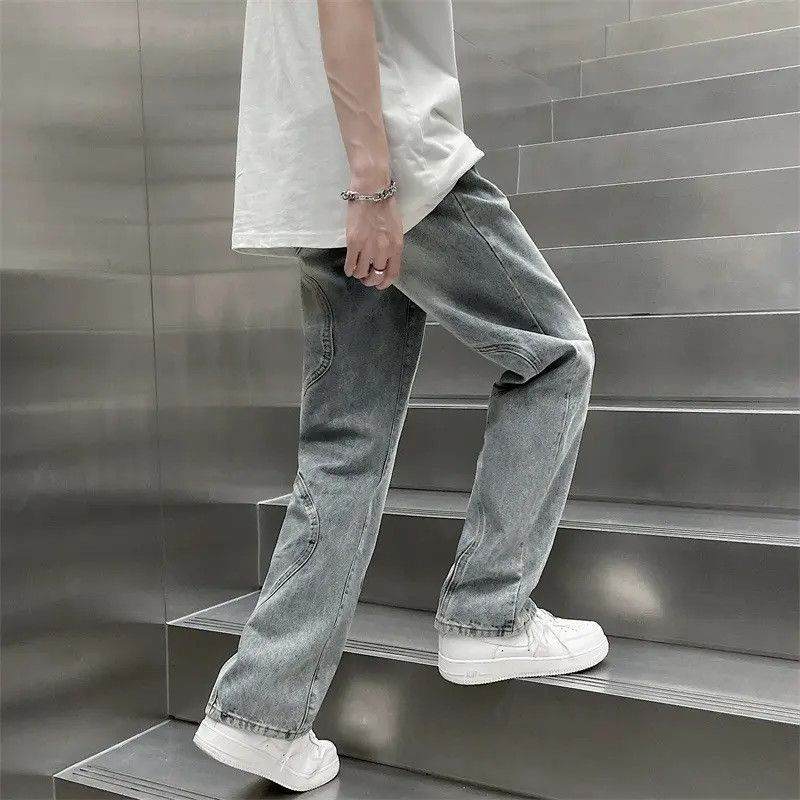 Japanese Brand × Jean Retro wide leg straight leg loose jeans Size US 30 / EU 46 - 5 Thumbnail