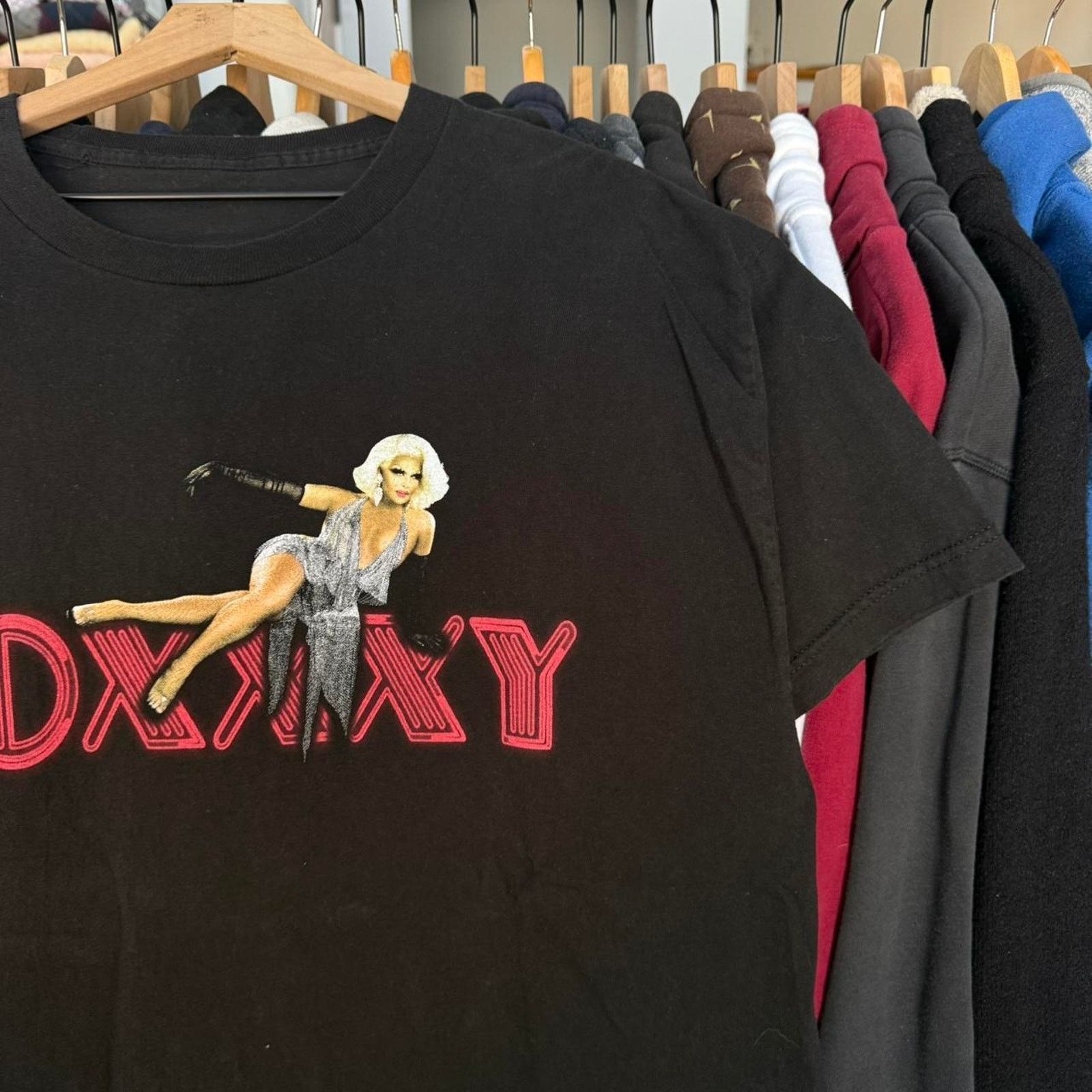 Other Vintage y2k roxxxy graphic t-shirt in black and red Size US XXL / EU 58 / 5 - 3 Thumbnail