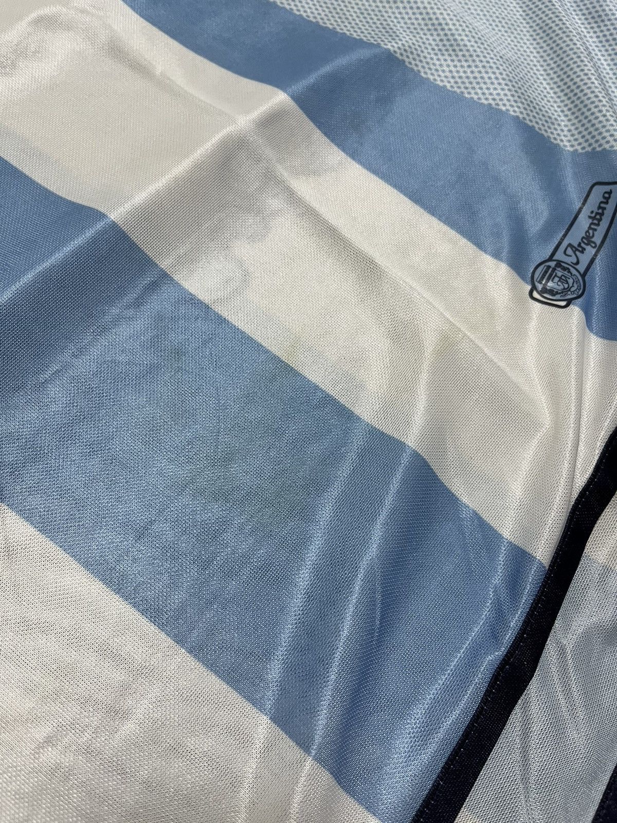 Vintage Argentina Vintage #7 Saviola Blokecore Soccer Jersey Size US XL / EU 56 / 4 - 14 Thumbnail