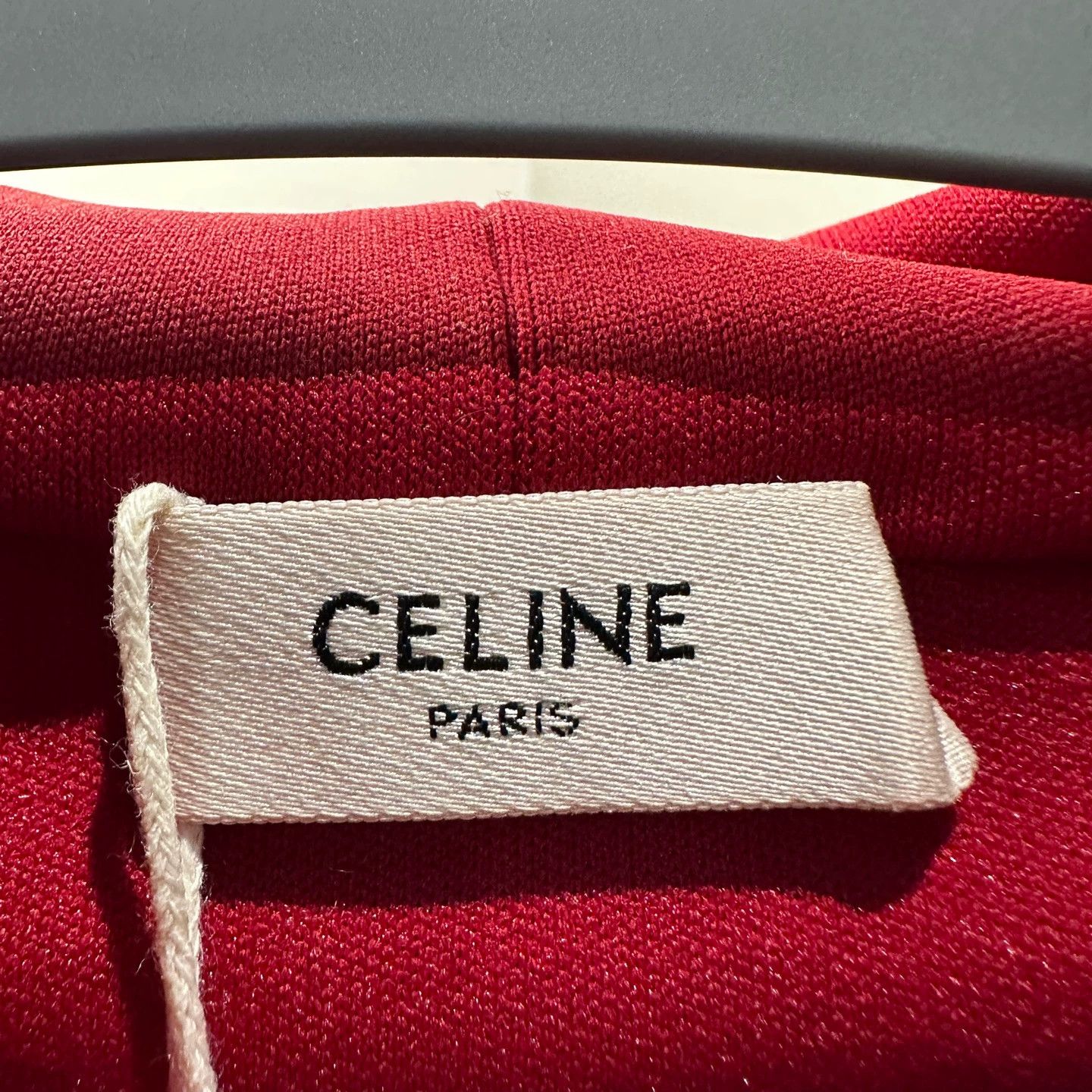 Celine Celine may410 Logo Knit Hoodie XS Poly Size XS / US 0-2 / IT 36-38 - 3 Thumbnail
