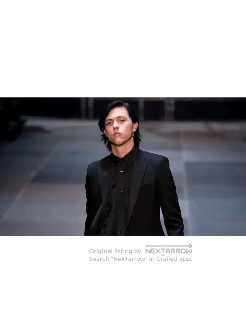 Saint Laurent Paris Saint Laurent Paris Mafia Style Tuxedo Jacket Size US M / EU 48-50 / 2 - 8 Thumbnail