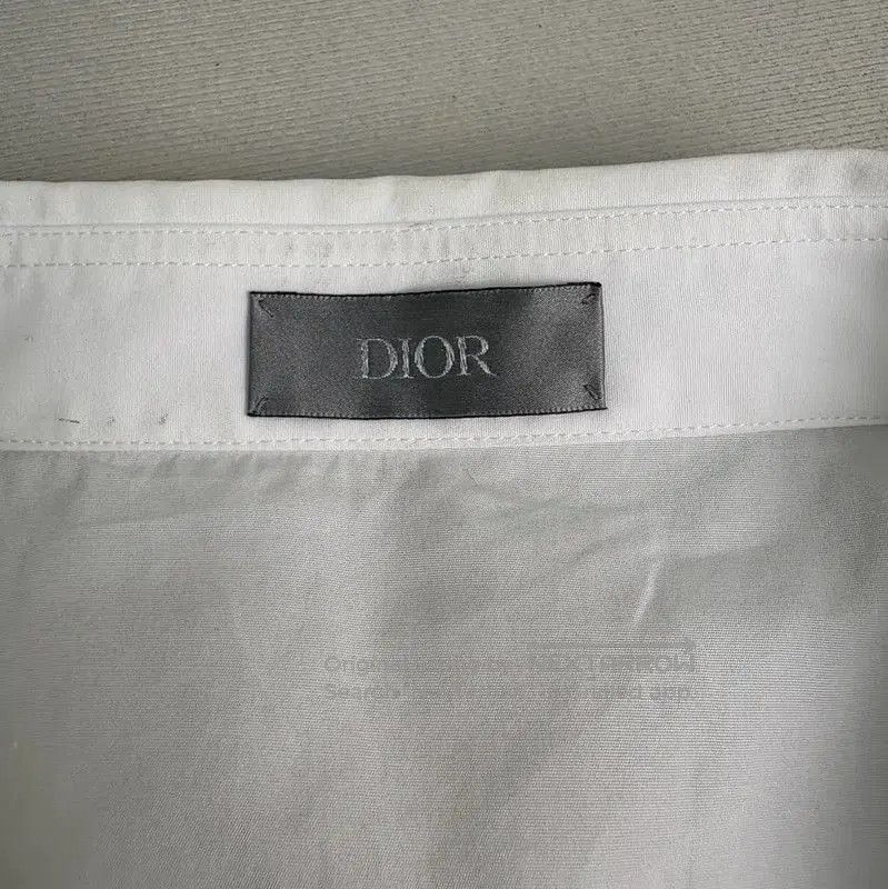 Dior Dior White Cotton Long Sleeve Men's Shirt . Size US L / EU 52-54 / 3 - 3 Thumbnail