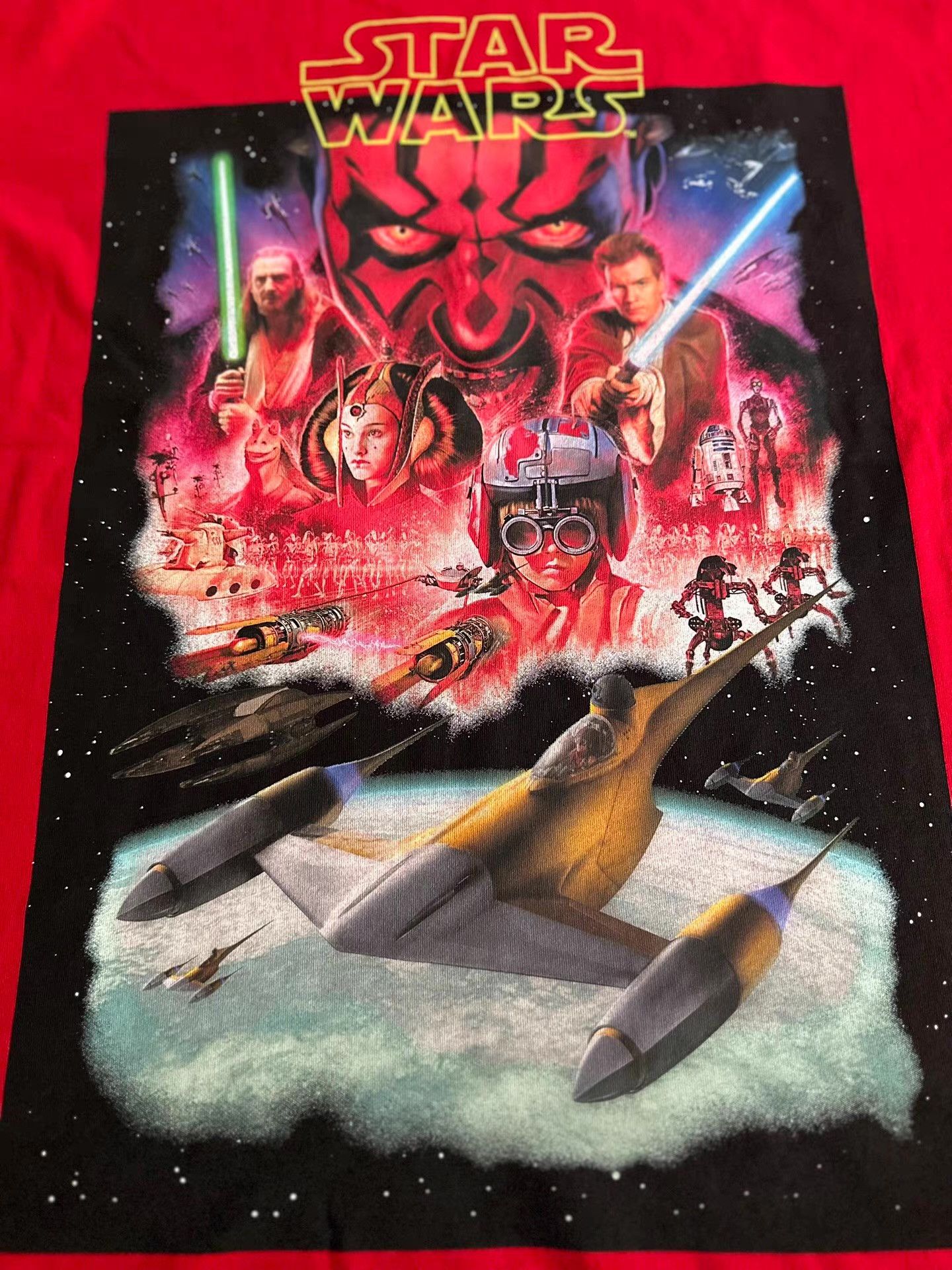 atmos atmos [Star Wars] Atmos Star Wars Episode 1 T-Shirt Q22 Size US M / EU 48-50 / 2 - 2 Thumbnail