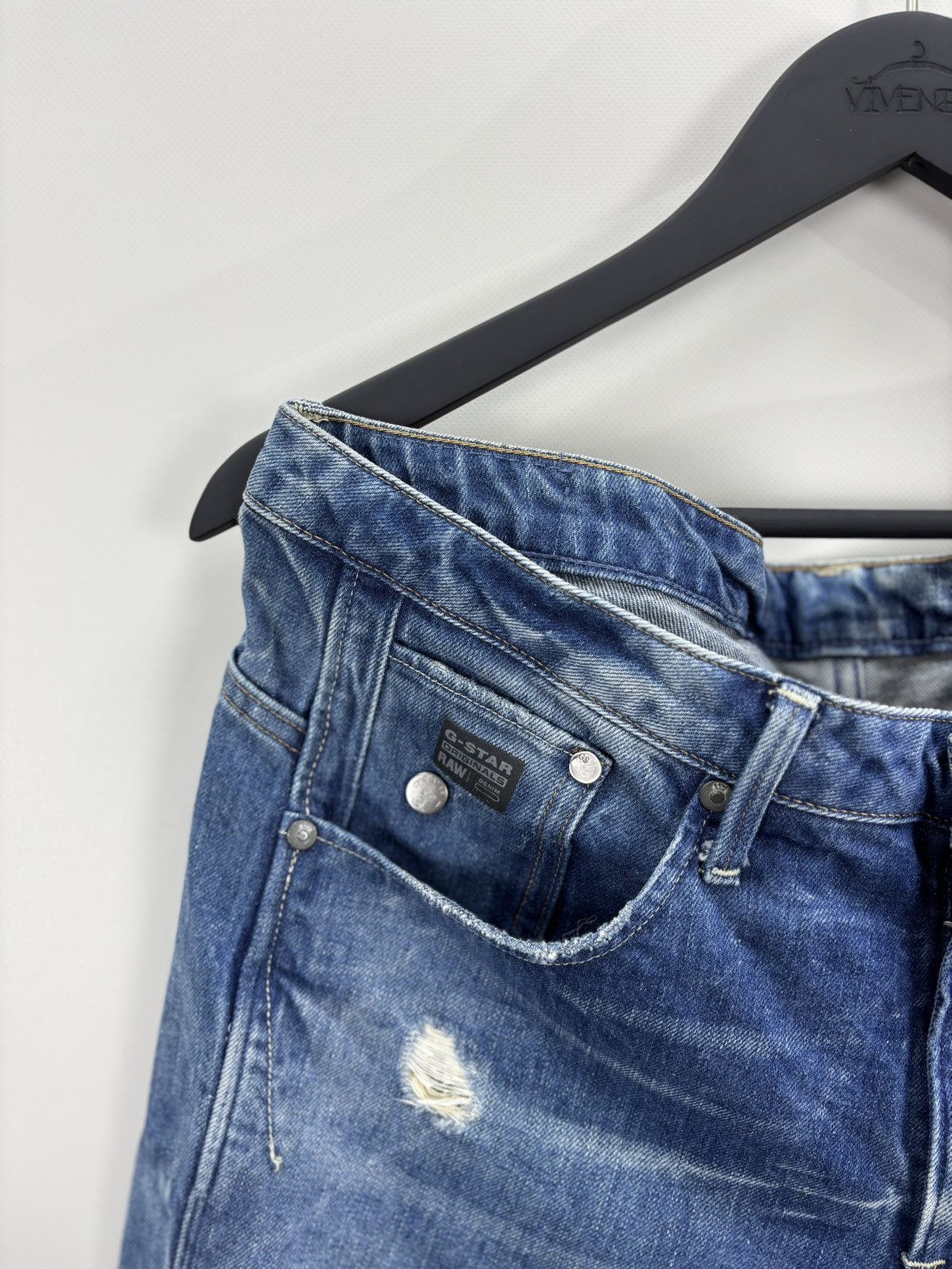 G-Star Mens jeans Y2k G Star Raw Size 30 Color Blue Size US 30 / EU 46 - 5 Thumbnail