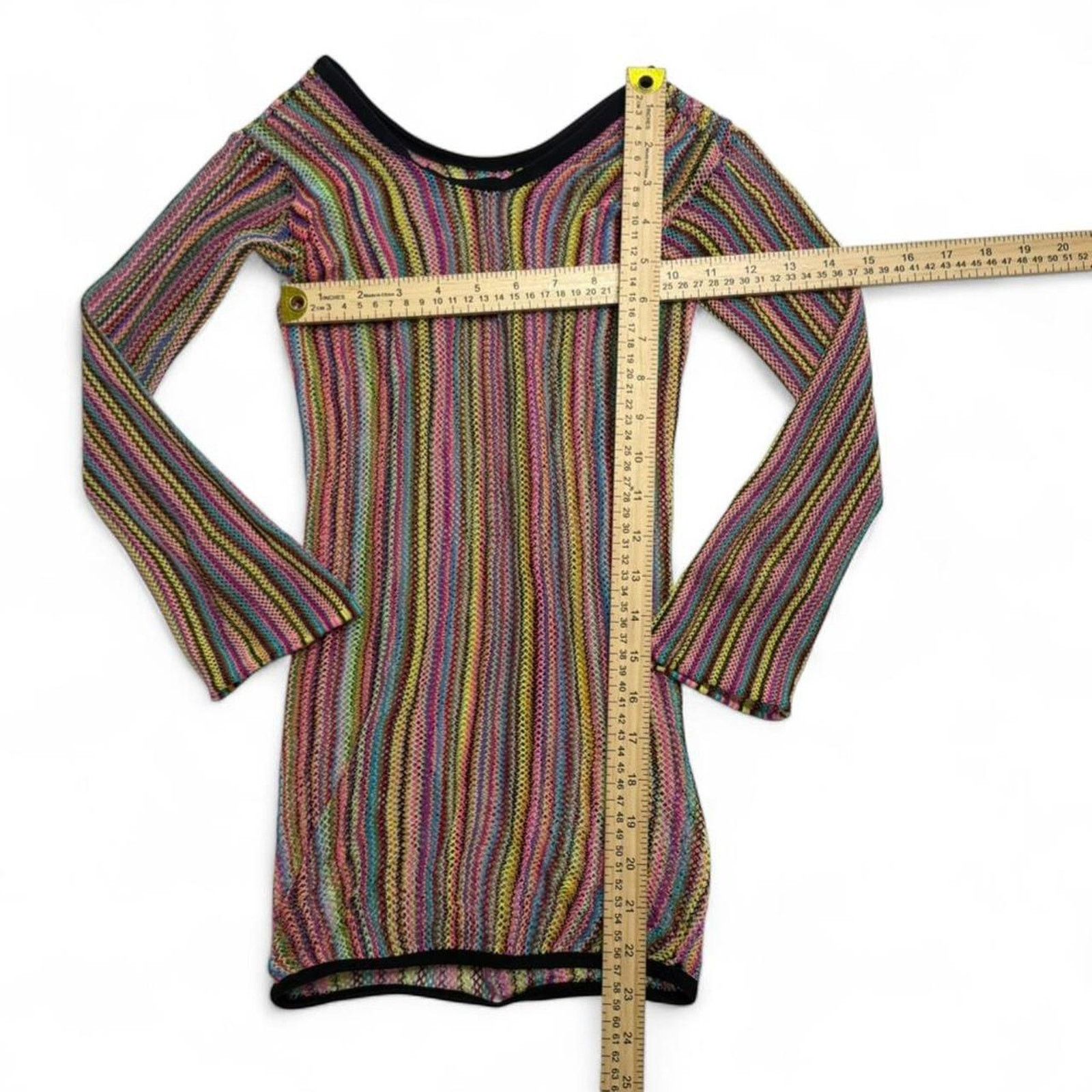 Other striped long sleeve top with bell sleeves Unique Sheer Top Size XS / US 0-2 / IT 36-38 - 3 Thumbnail