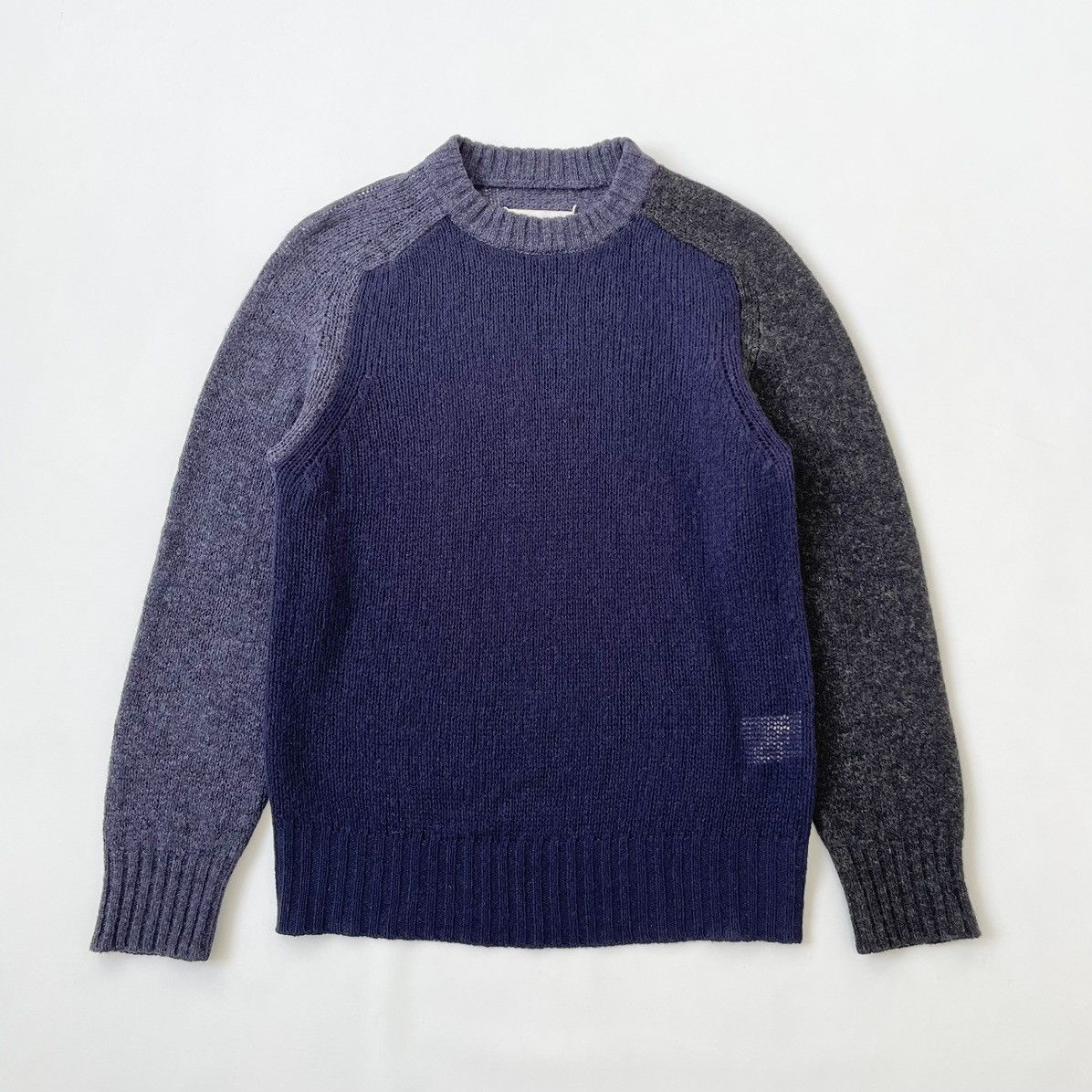 Maison Margiela A/W 05 Colour Block Wool Sweater Size US M / EU 48-50 / 2 - 1 Thumbnail