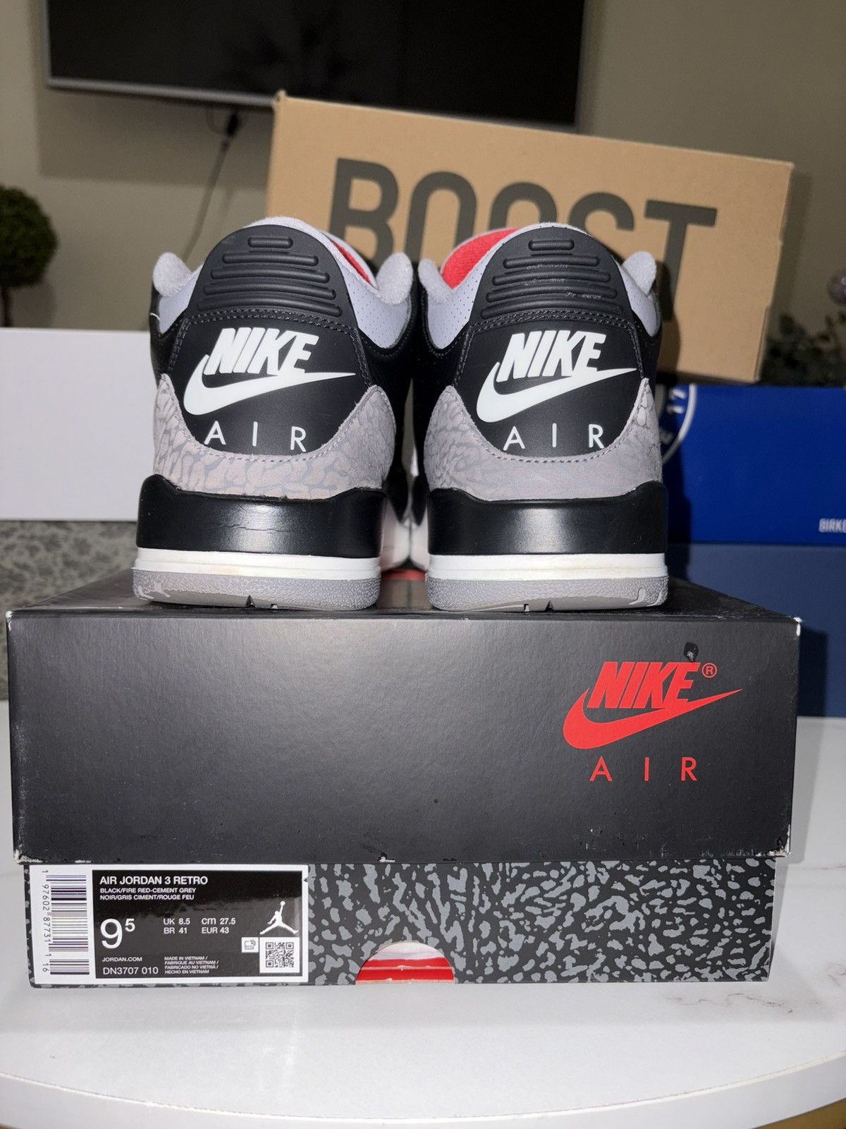 Nike Nike Jordan 3 ‘Black Cement’ Reimagined 2024 Size US 9.5 / EU 42-43 - 3 Thumbnail
