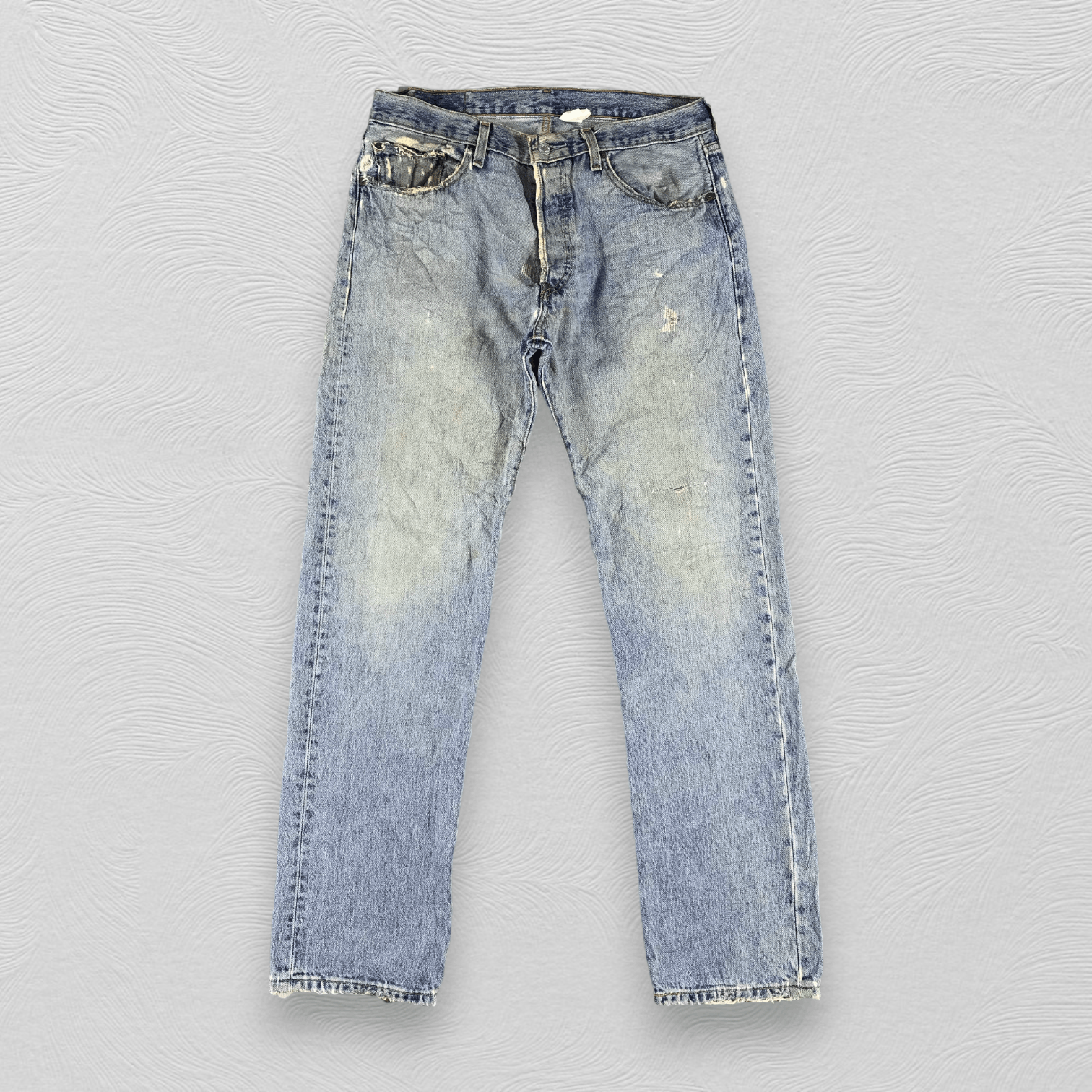 Levi's Vintage Levis 501 Jeans Dirty Wash Denim Kj1412 Size US 34 / EU 50 - 1 Thumbnail