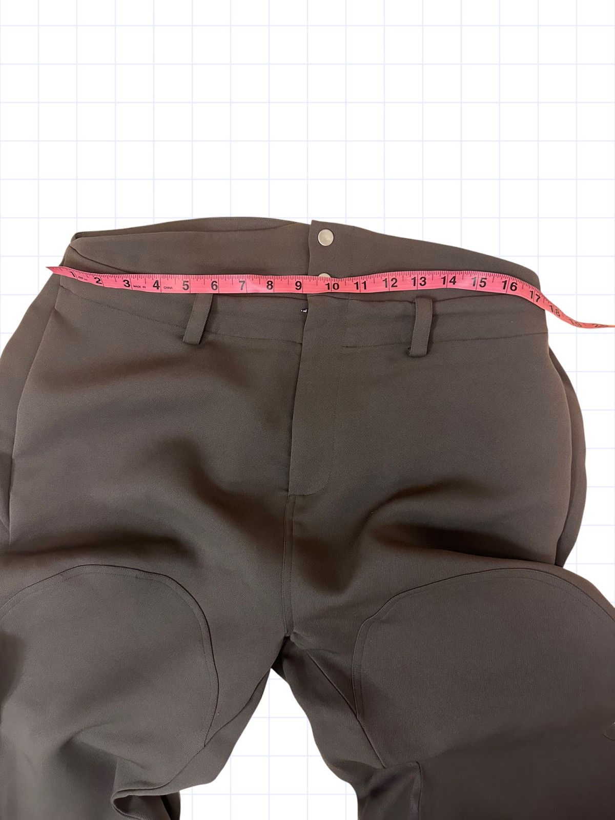 Designer Uncertain Factor Curvy Spiral Seam Pants High Waisted 33 34 Size US 33 - 9 Thumbnail