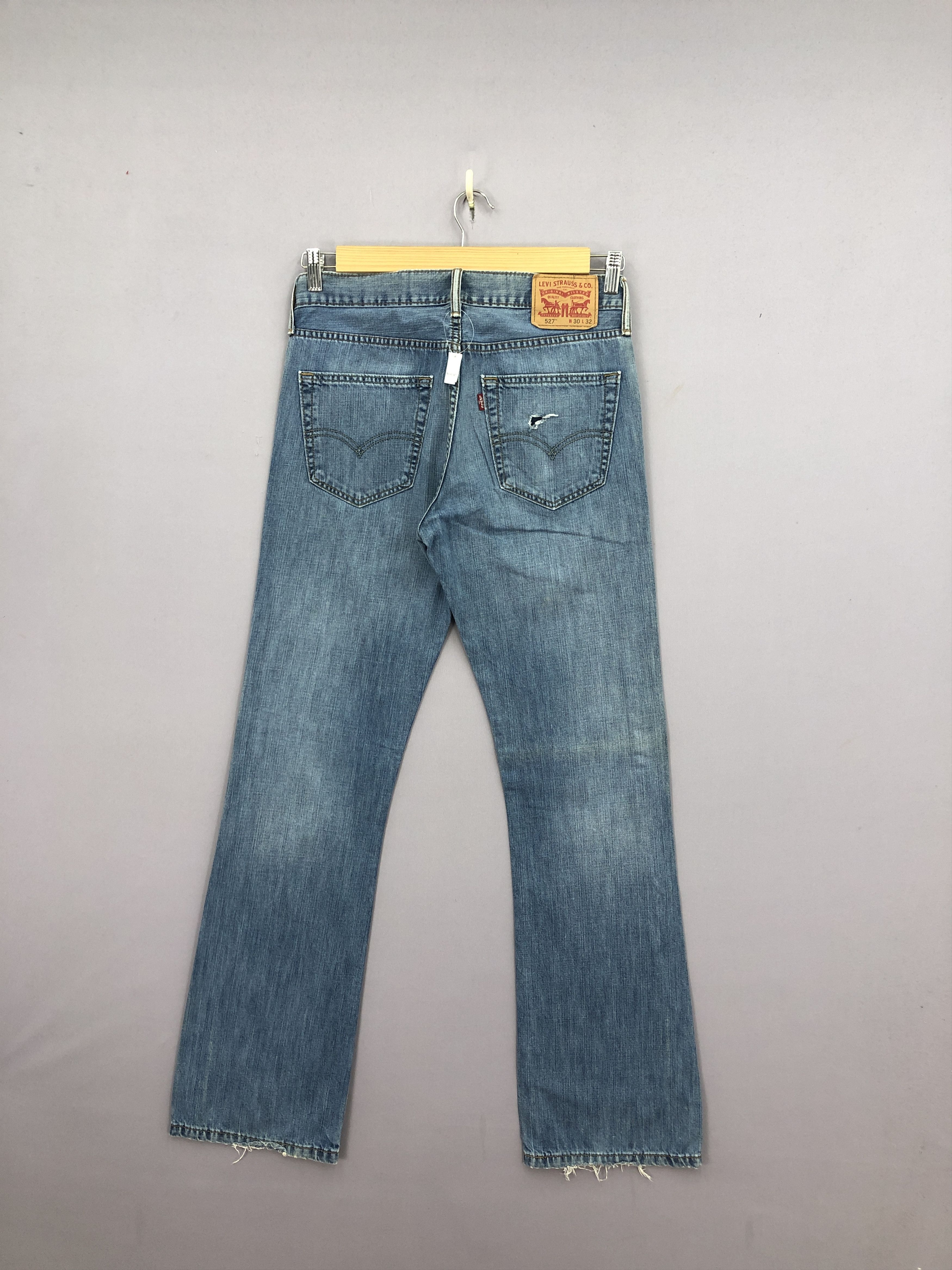 Levi's Vintage Levis 527 Flare Jeans Wide Leg Bootcut Denim BS47160 Size US 30 / EU 46 - 2 Thumbnail