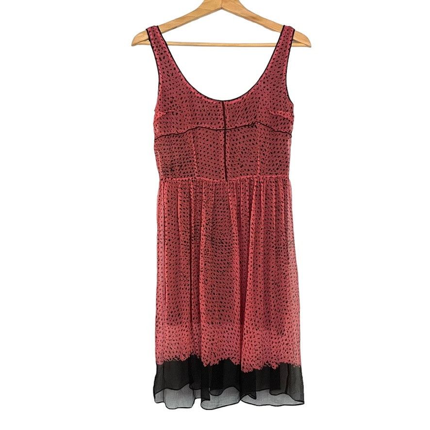 Proenza Schouler Proenza Schouler Pink Silk Polka-Dot Sleeveless Mini Dress Size XS / US 0-2 / IT 36-38 - 10 Thumbnail