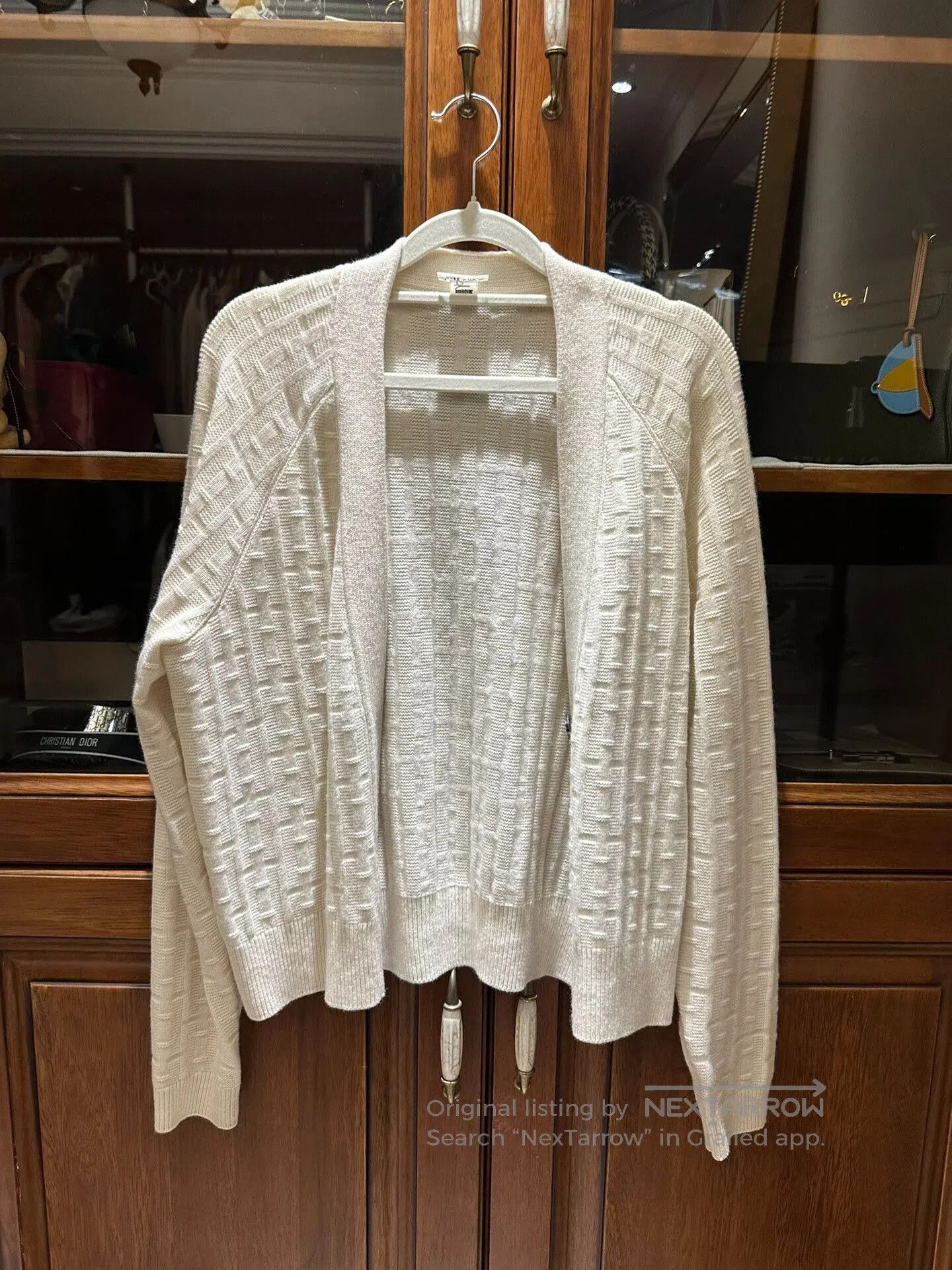 Hermes Hermes White Cardigan Sweater Size 34. Size US S / EU 44-46 / 1 - 3 Thumbnail