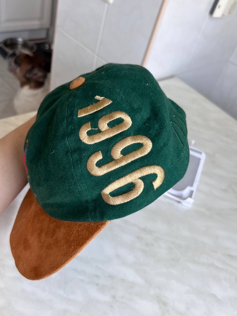 Vintage Atlanta 1996 vintage usa dad cap hat y2k band art usa green Size ONE SIZE - 4 Thumbnail