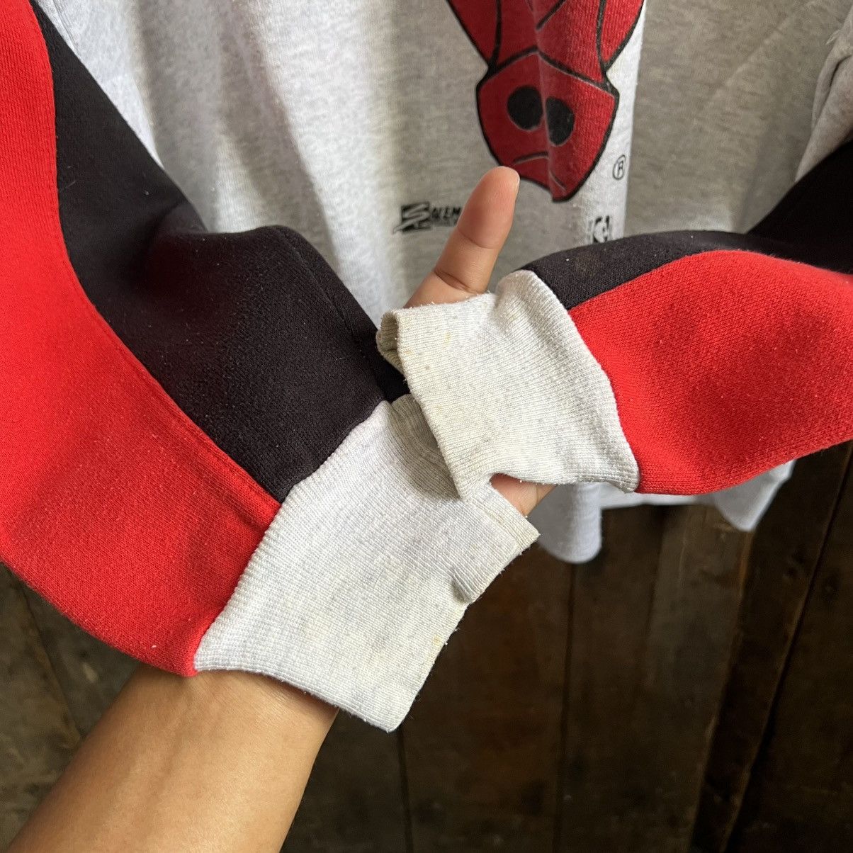 NBA × Salem Sportswear × Vintage Vintage 90’s Chicago Bulls Hoodie Size US XL / EU 56 / 4 - 8 Thumbnail