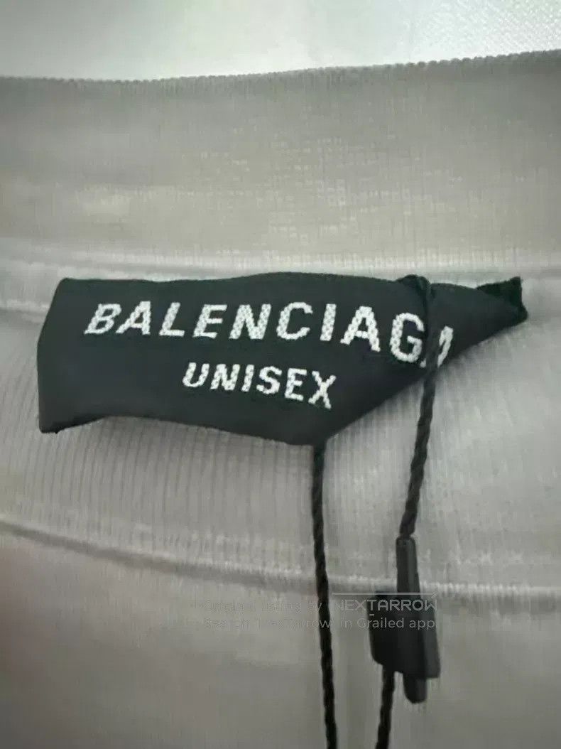 Balenciaga Balenciaga Grey Metallic Splatter Fake Two-Piece Long Slee Size US S / EU 44-46 / 1 - 3 Thumbnail