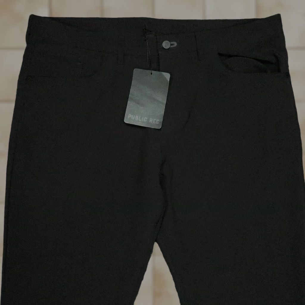 Vintage Public Rec Pants Mens 38x36 Black Workday 5-Pocket Stretch Chino NWT Regular Shoes Size US 38 / EU 54 - 1 Thumbnail
