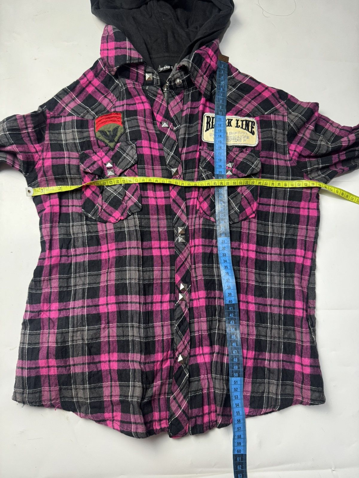 Hysteric Glamour Double Layers Punk Styled Jessy Logan Shirt Hoodie Size US S / EU 44-46 / 1 - 4 Thumbnail