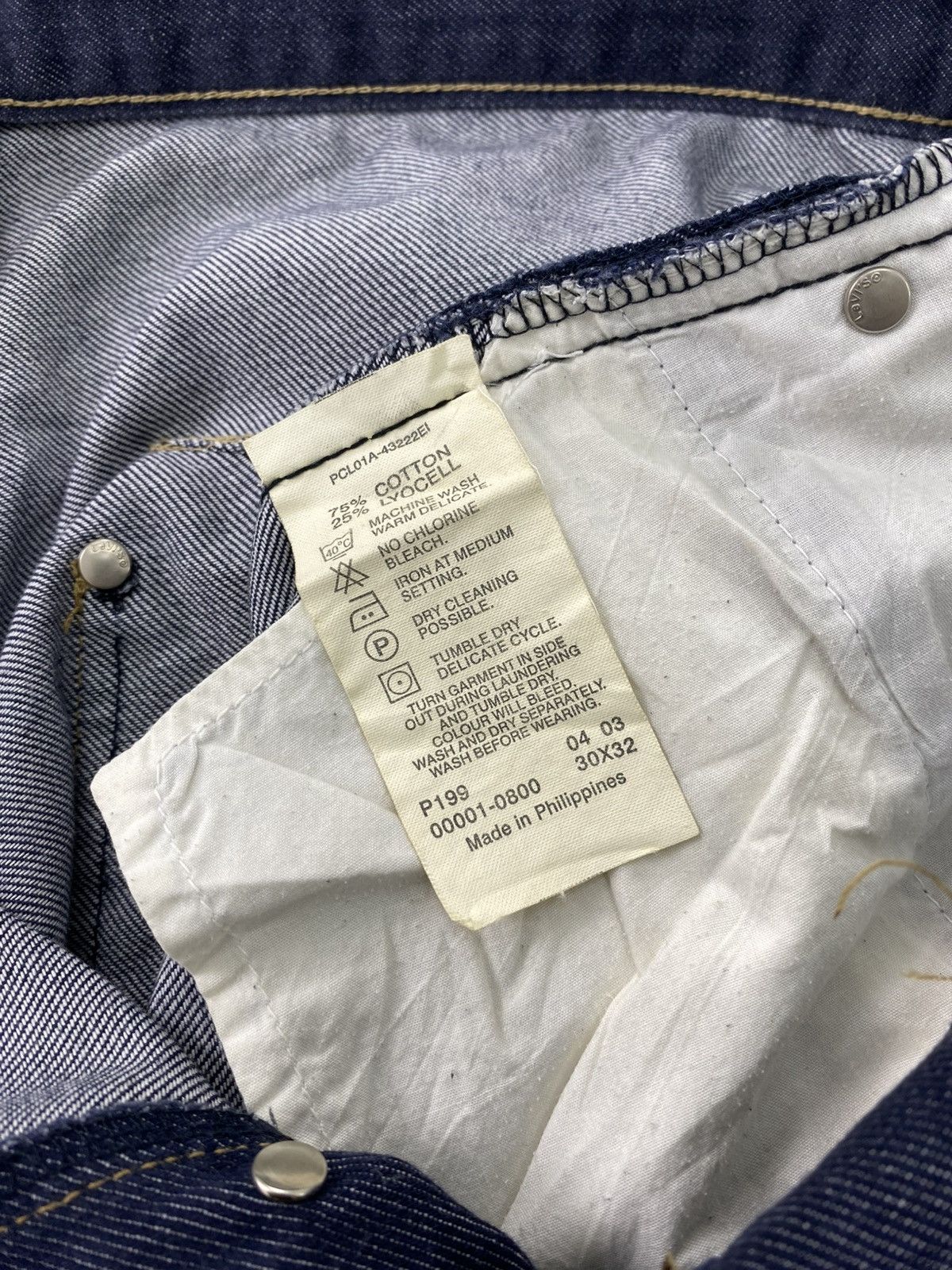 Levi's Vintage Clothing 1999s Vintage Levi’s Engineered Japan Indigo Baggy Jeans Size US 29 - 10 Thumbnail