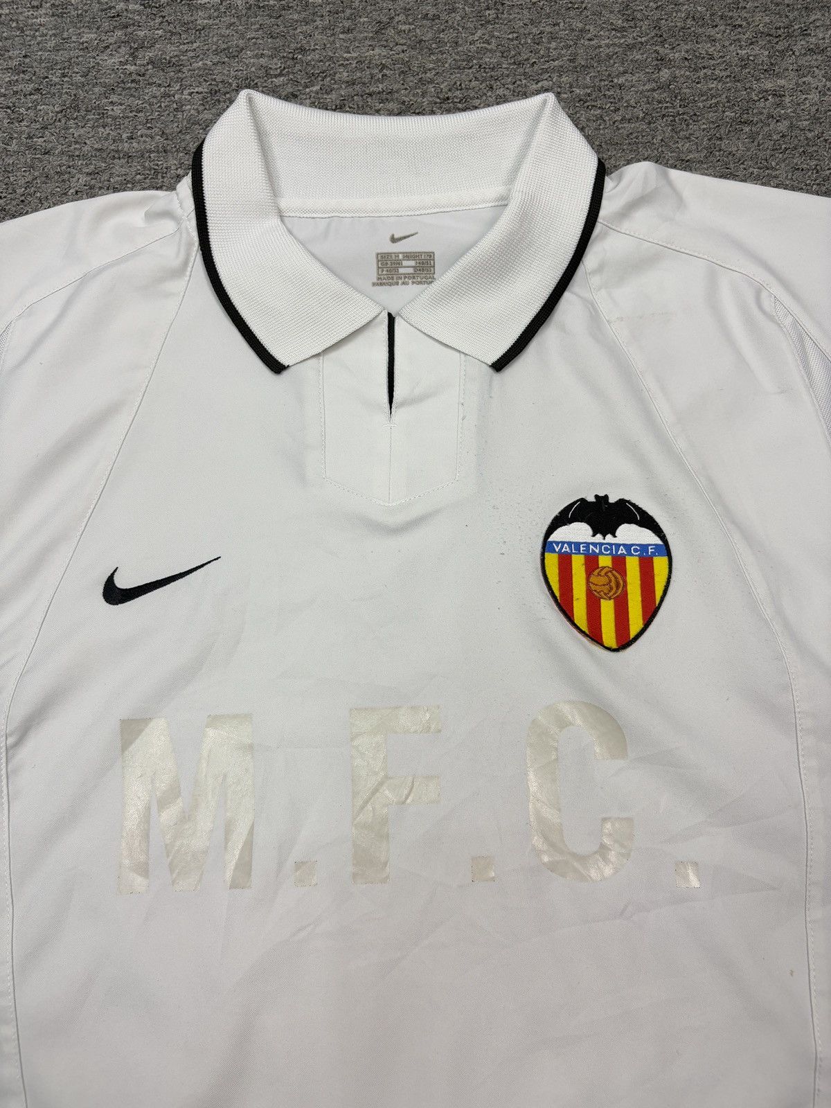 Nike Vintage Valencia CF 2001-2002 Nike Jersey Football Club Size US M / EU 48-50 / 2 - 2 Thumbnail