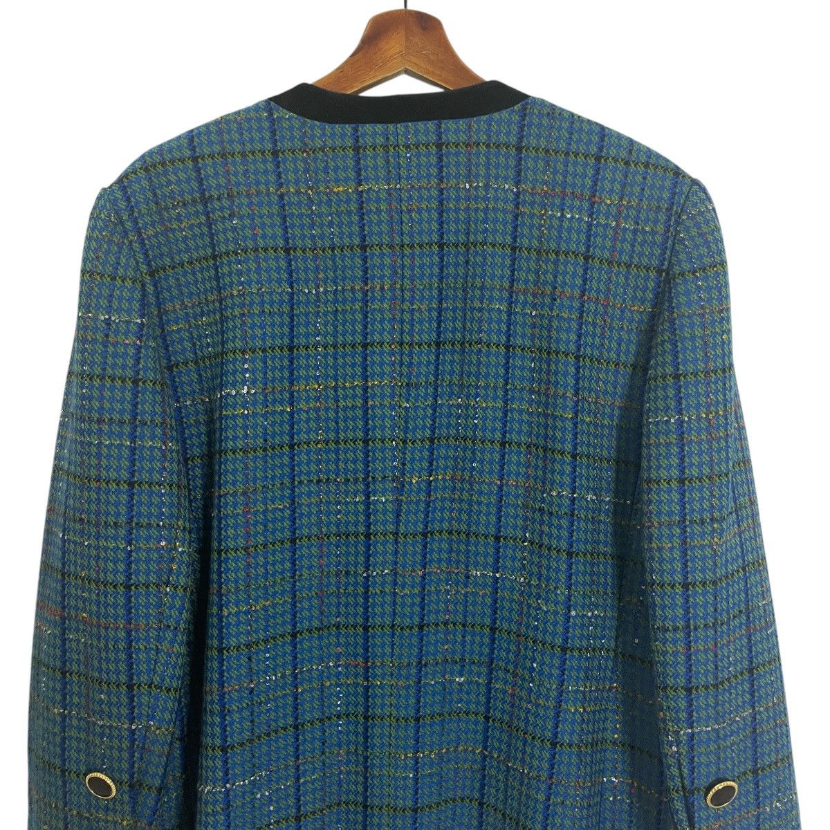 Givenchy Vintage Givenchy Glamour Tweed Jacket Size XXL / US 16-18 / IT 52-54 - 9 Thumbnail