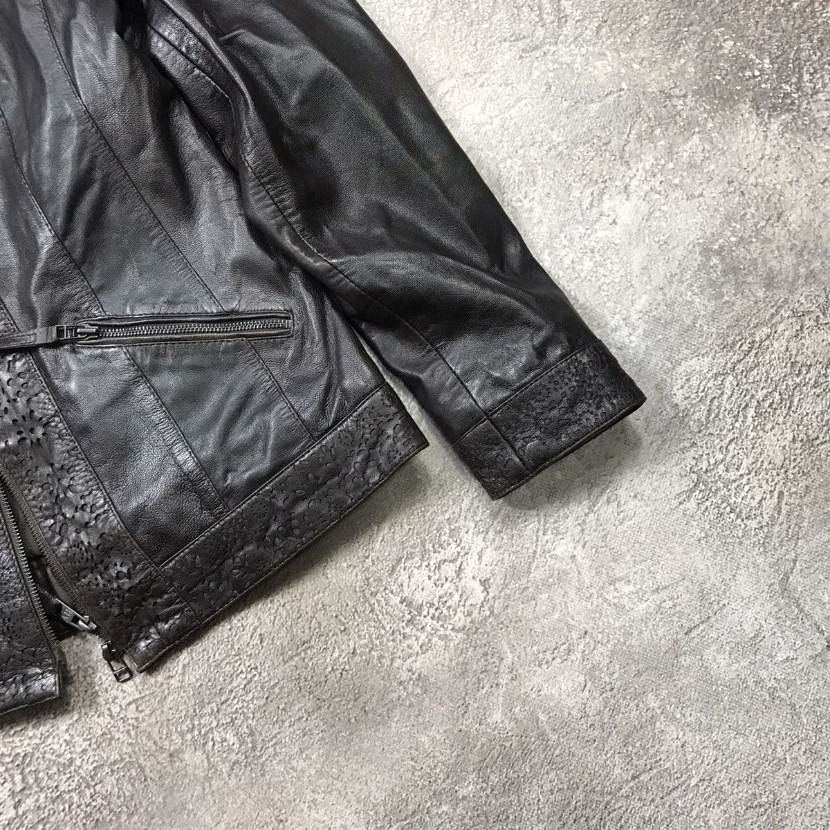 Vintage Vintage Y2K Faded Black Bomber Jacket Streetwear Boxy Logo M Size M / US 6-8 / IT 42-44 - 5 Thumbnail