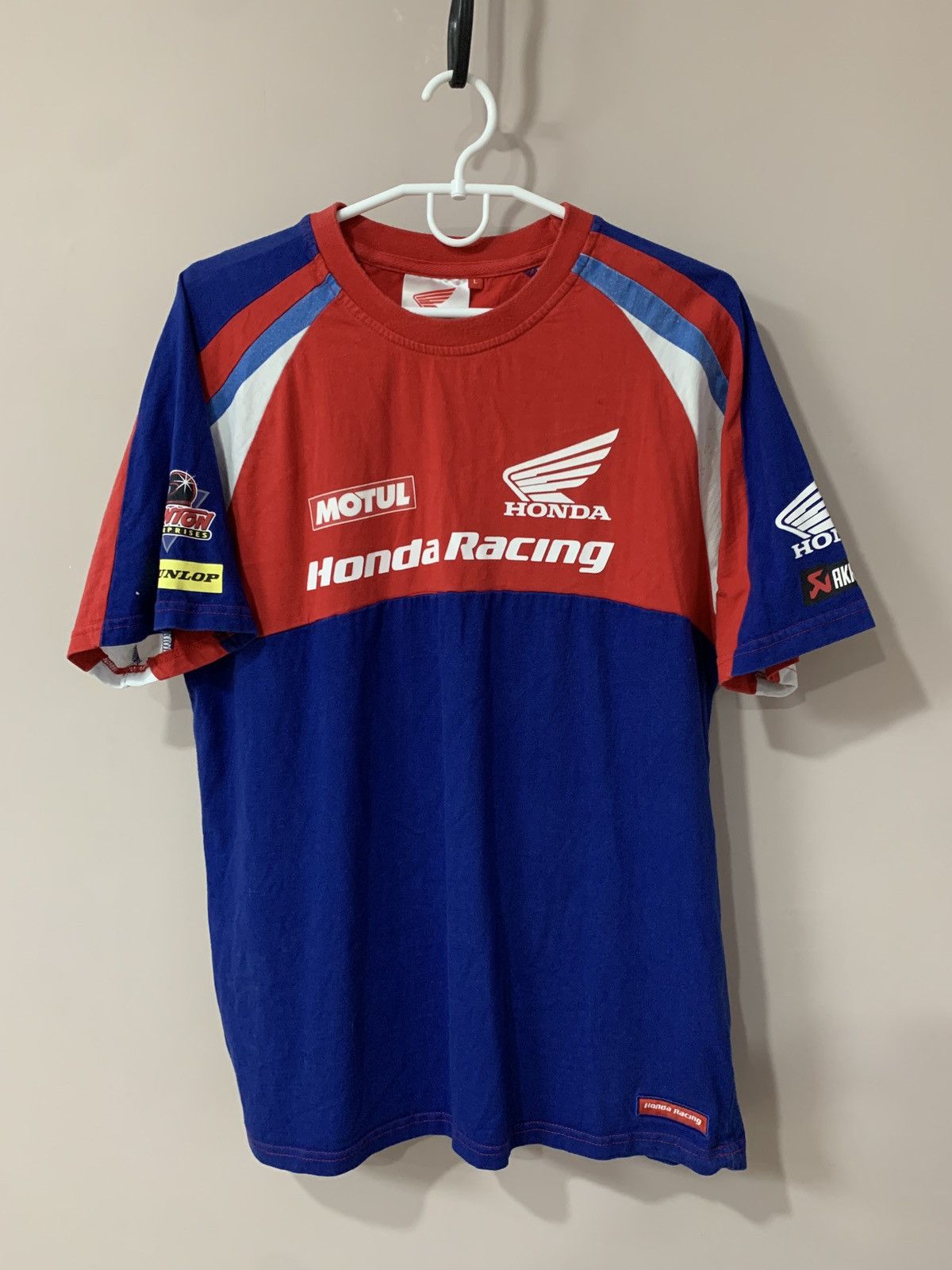 Honda Mens Honda Racing T Shirt Retro Motorsport Size L Size US L / EU 52-54 / 3 - 1 Thumbnail