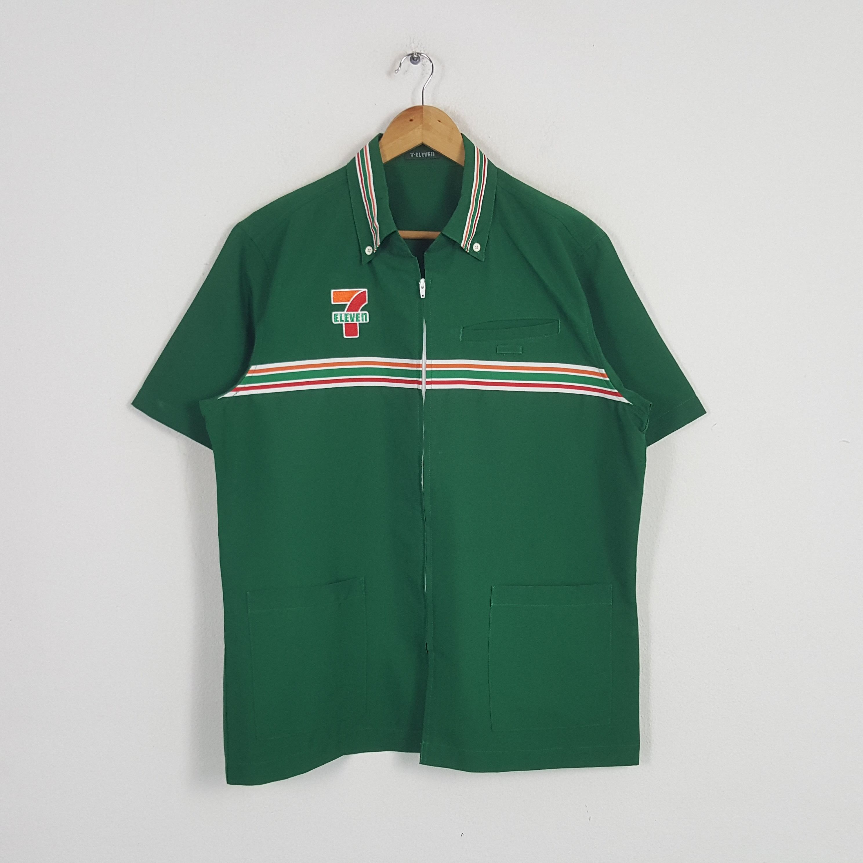 Japanese Brand × Vintage Vintage 7 Eleven Japanese Brand Uniform Jacket Size US L / EU 52-54 / 3 - 3 Thumbnail