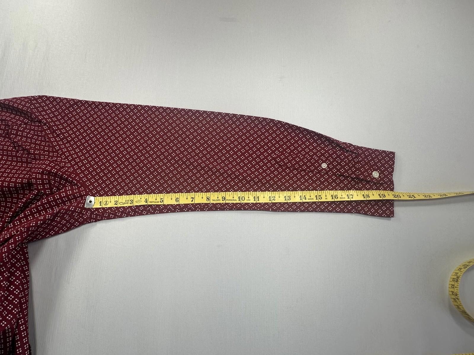 Chaps Ralph Lauren Chaps Slim Fit Blended Button Down Shirt Red L Size US L / EU 52-54 / 3 - 6 Thumbnail