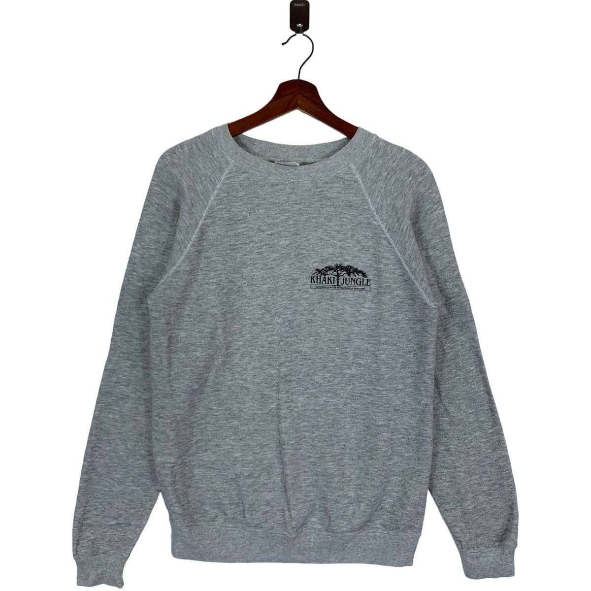 Habitat × Vintage VINTAGE KHAKI JUNGLE ELEPHANT WILDLIFE PULLOVER CREWNECK Size US M / EU 48-50 / 2 - 6 Thumbnail