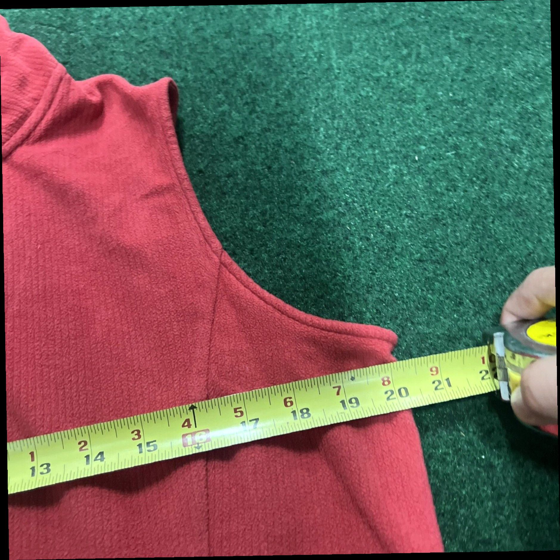 Logo 7 Columbia Vest Womens Large Red Zip Sleeveless Pockets Zip Up Logo Size L / US 10 / IT 46 - 6 Thumbnail