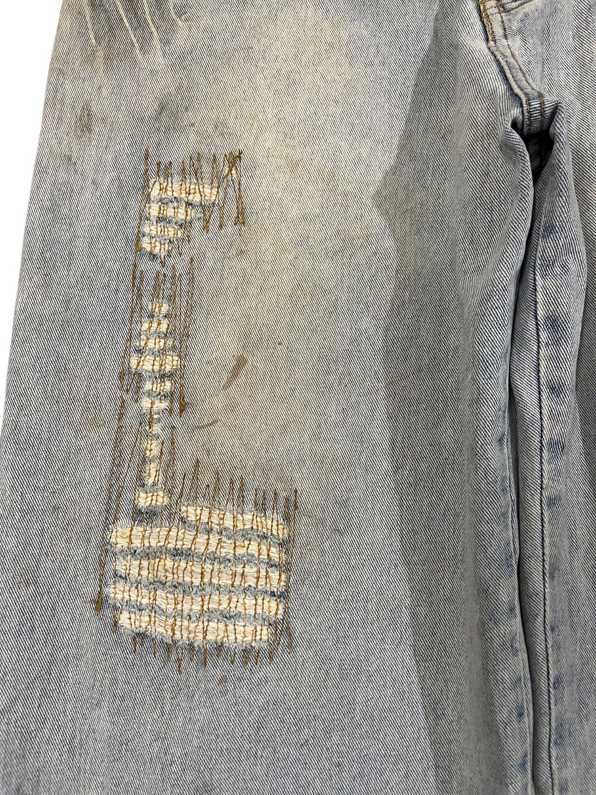 Massive Vintage MassiveBob Freaky Baggy Distressed Denim Size US 34 / EU 50 - 6 Thumbnail